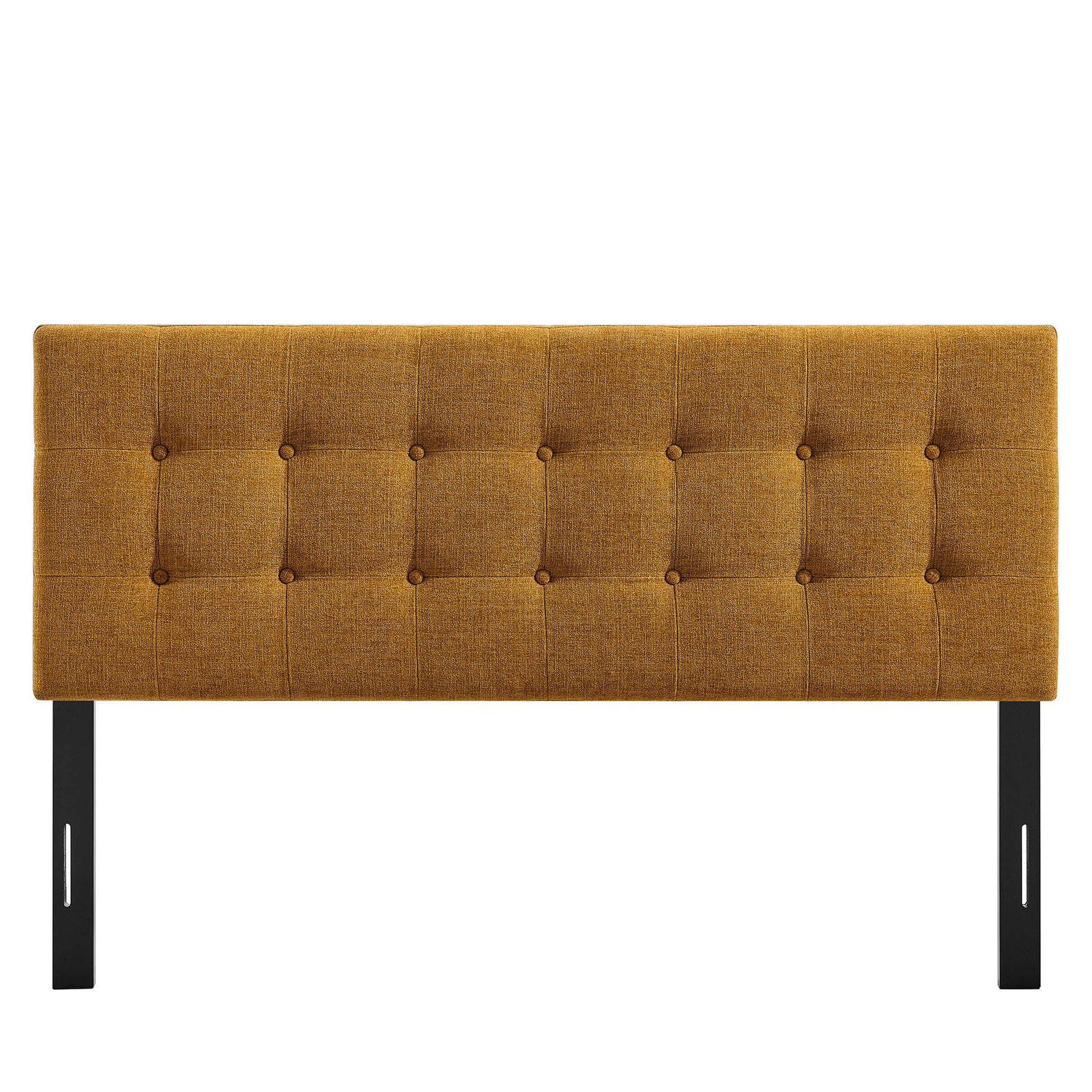 Emily Fabric Upholstered Full Size Headboard - Mocha