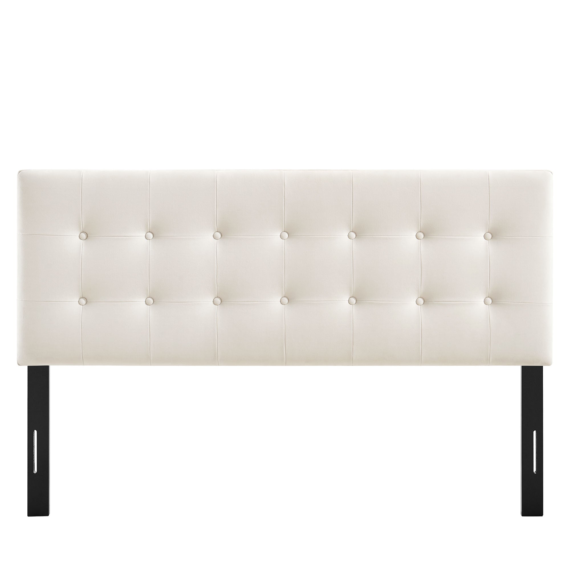 Emily Stain-Resistant Performance Velvet Queen Size Headboard - Mulberry