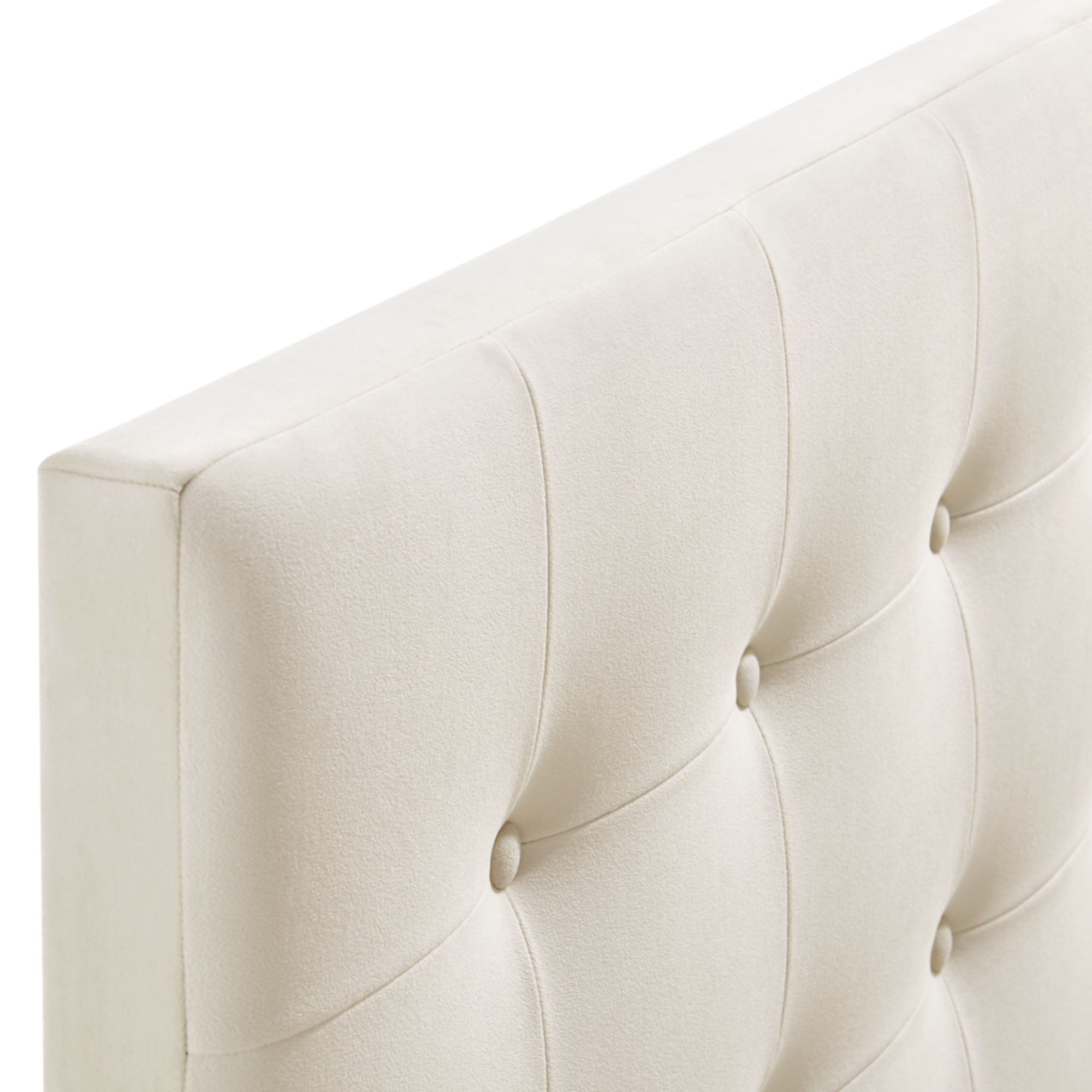 Emily Stain-Resistant Performance Velvet Queen Size Headboard - Rust