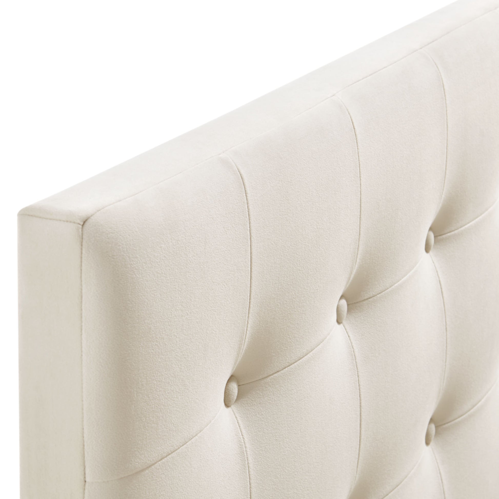 Emily Stain-Resistant Performance Velvet King Size Headboard - Rust