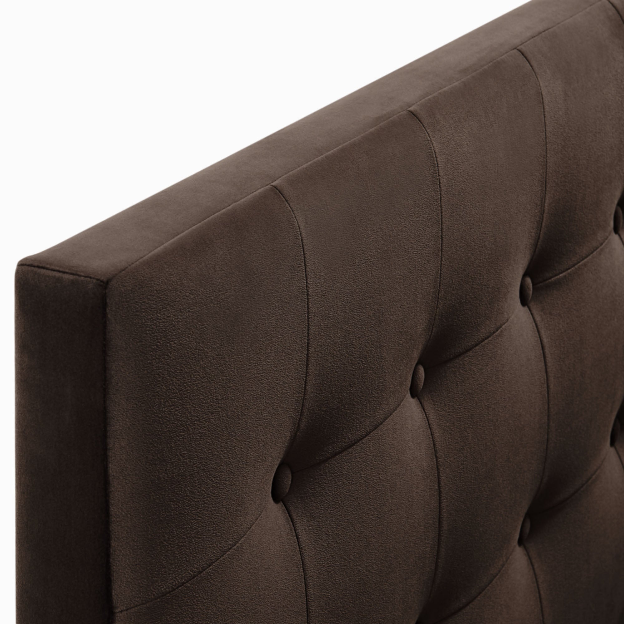 Emily Stain-Resistant Performance Velvet King Size Headboard
