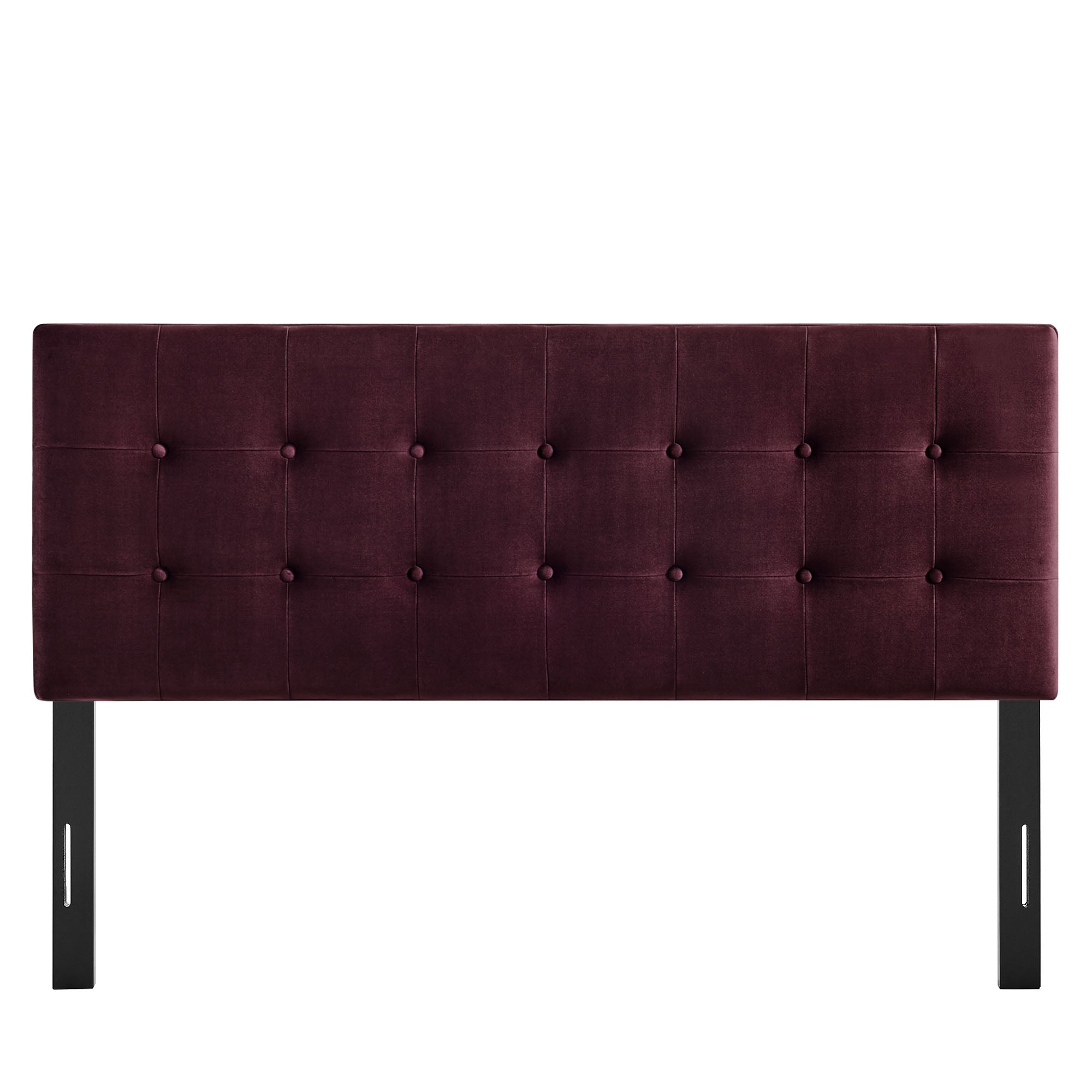 Emily Stain-Resistant Performance Velvet King Size Headboard