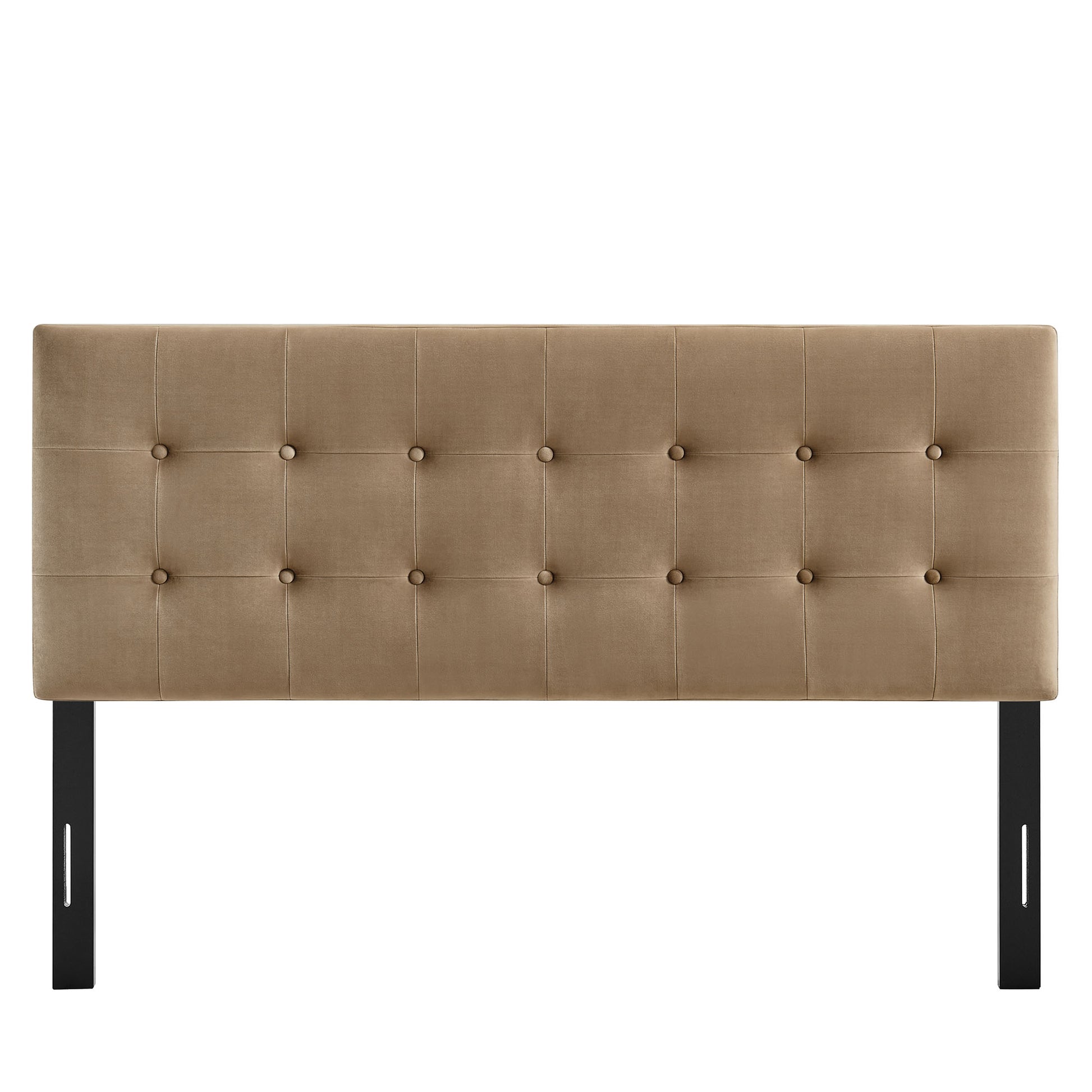 Emily Stain-Resistant Performance Velvet King Size Headboard