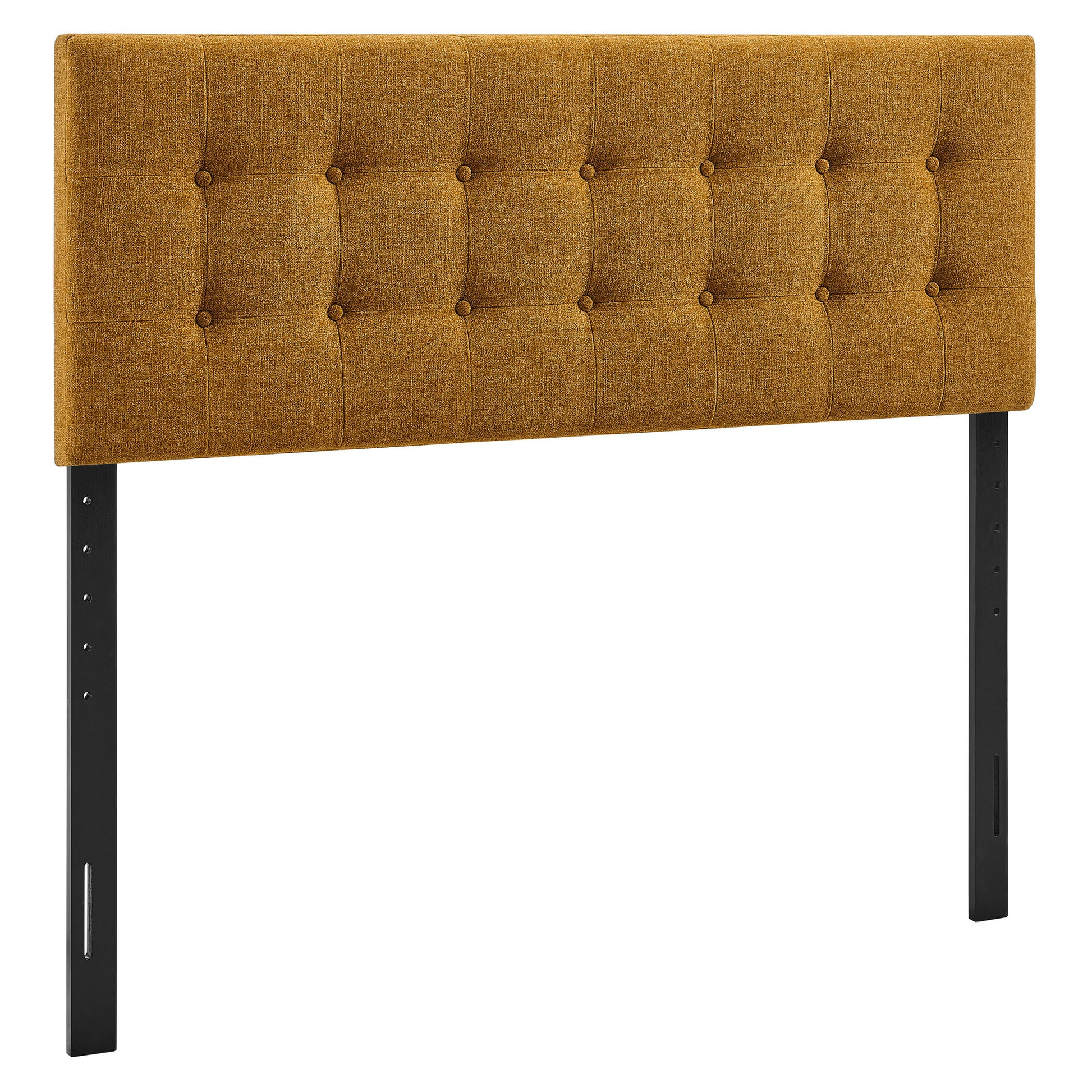 Emily Fabric Upholstered King Size Headboard - Copper