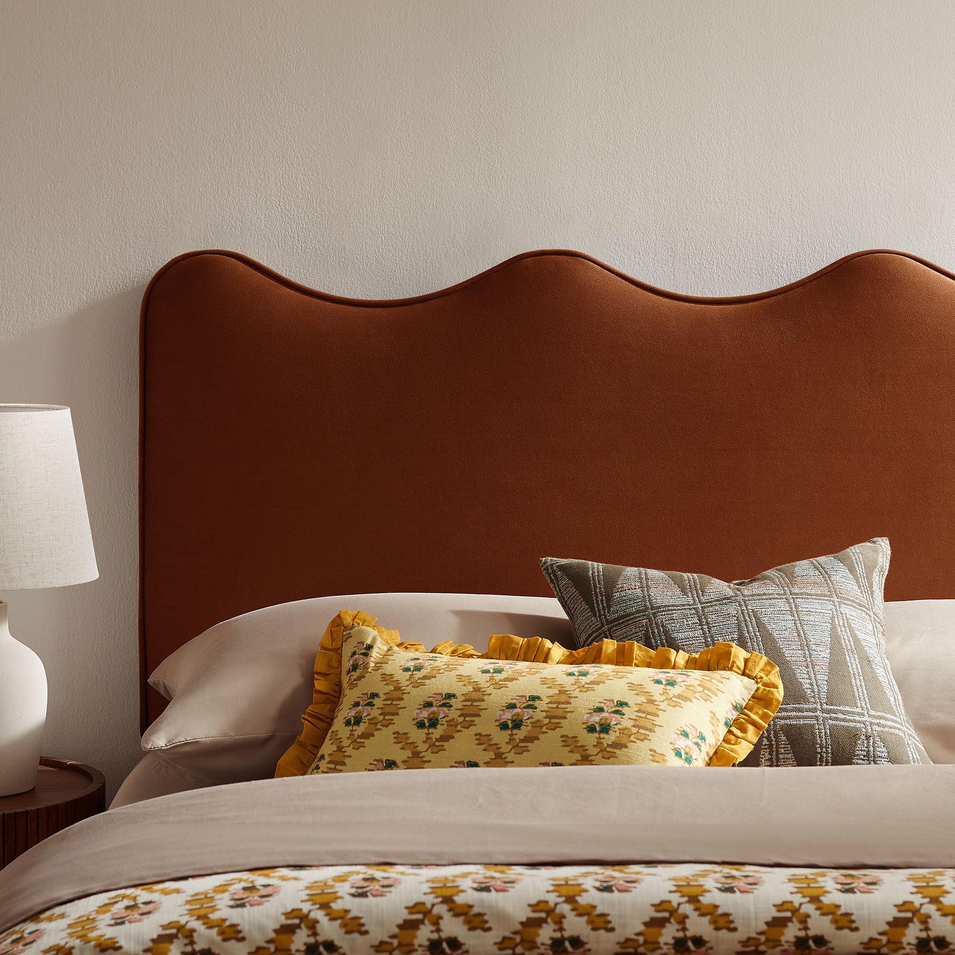 Athena Stain-Resistant Performance Velvet Full Size Headboard