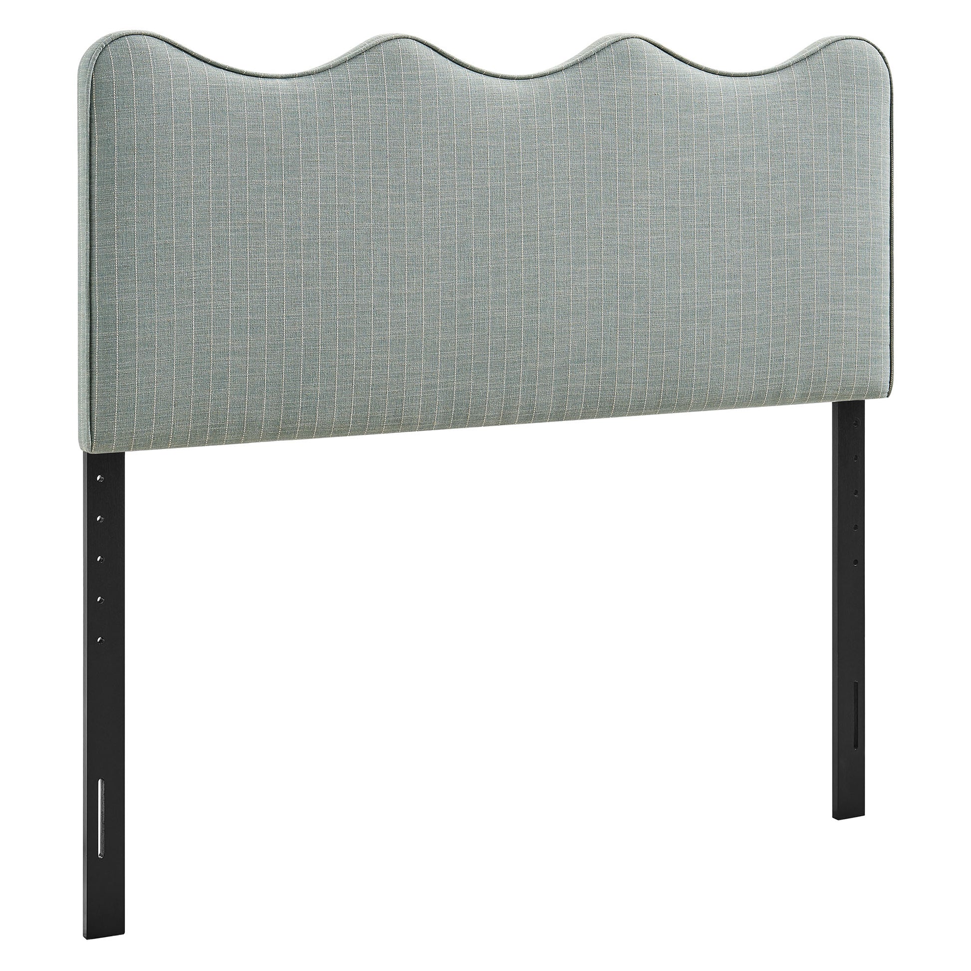 Athena Striped Fabric Upholstered Full Size Headboard
