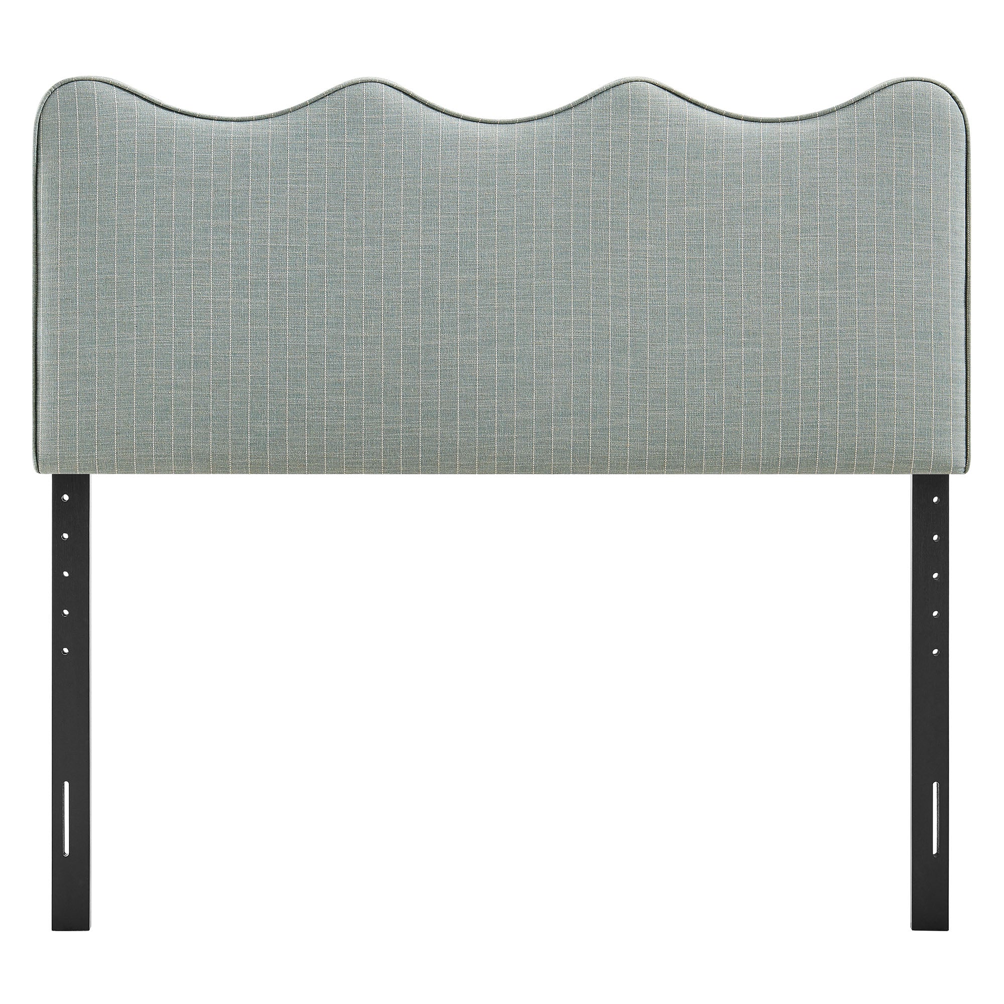 Athena Striped Fabric Upholstered Full Size Headboard