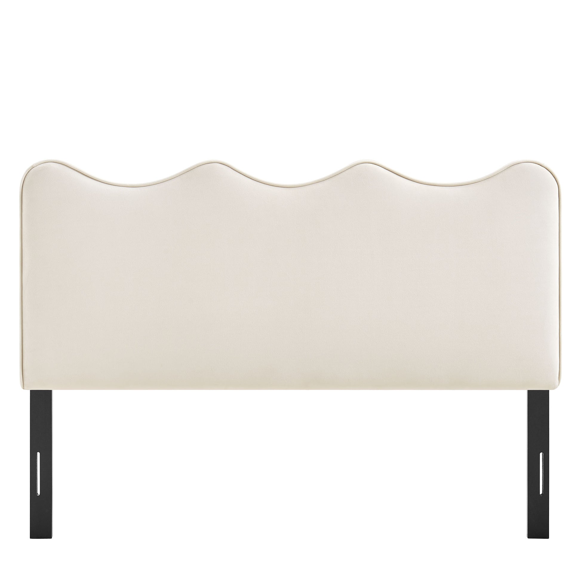 Athena Stain-Resistant Performance Velvet Queen Size Headboard - Moss Green