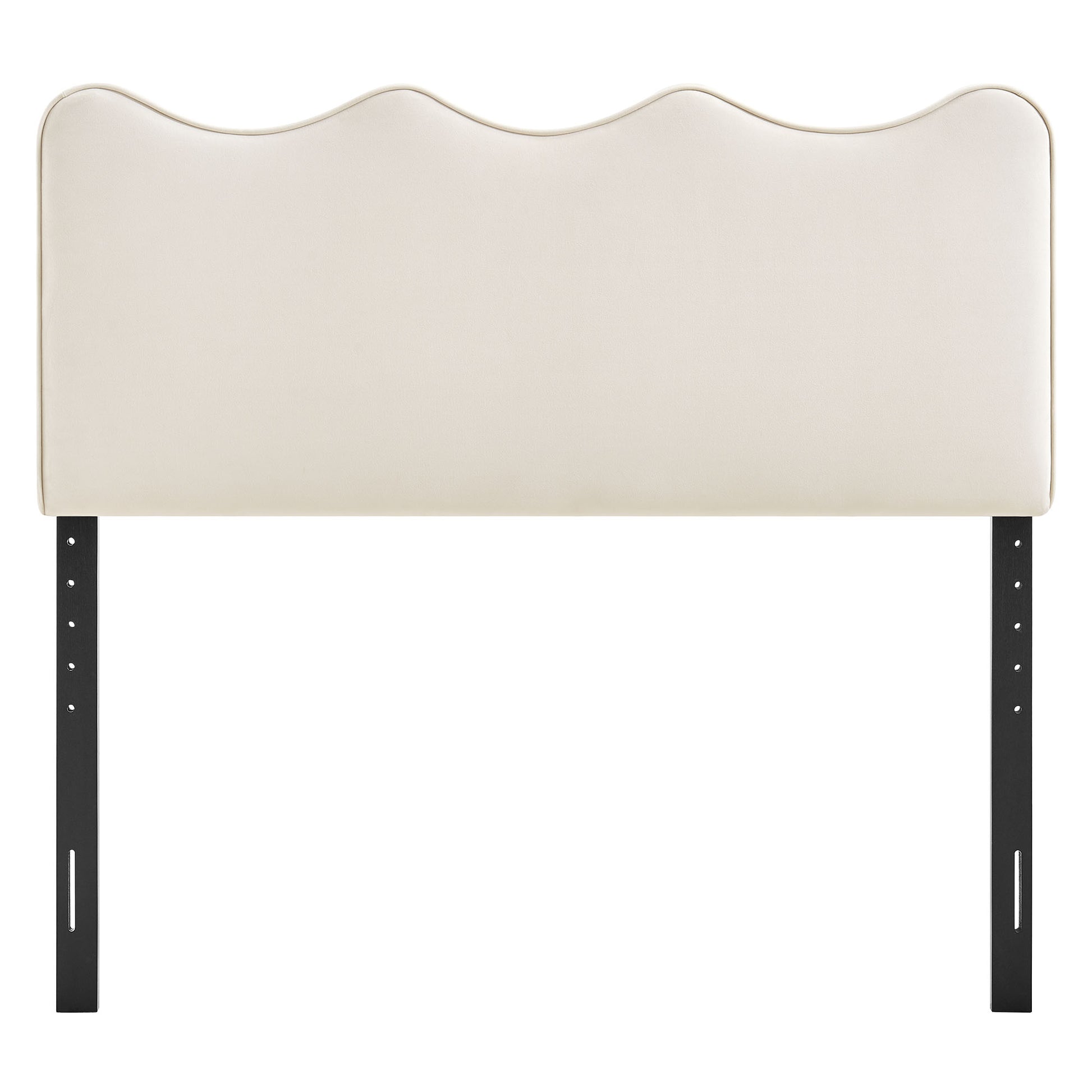 Athena Stain-Resistant Performance Velvet King Size Headboard - Chocolate Brown