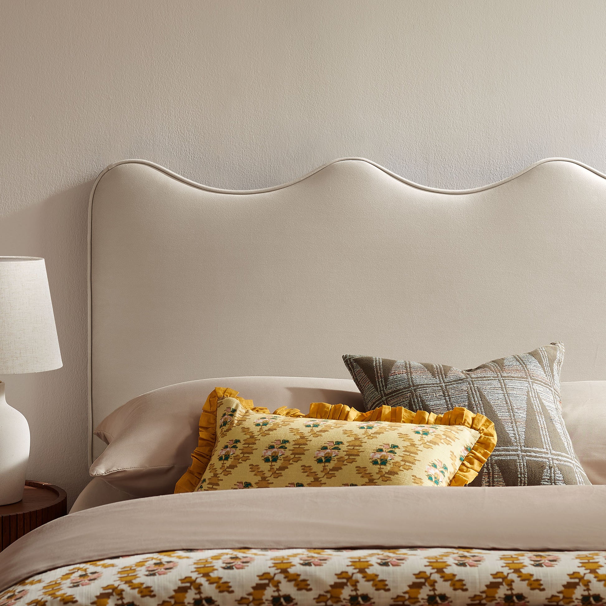Athena Stain-Resistant Performance Velvet King Size Headboard