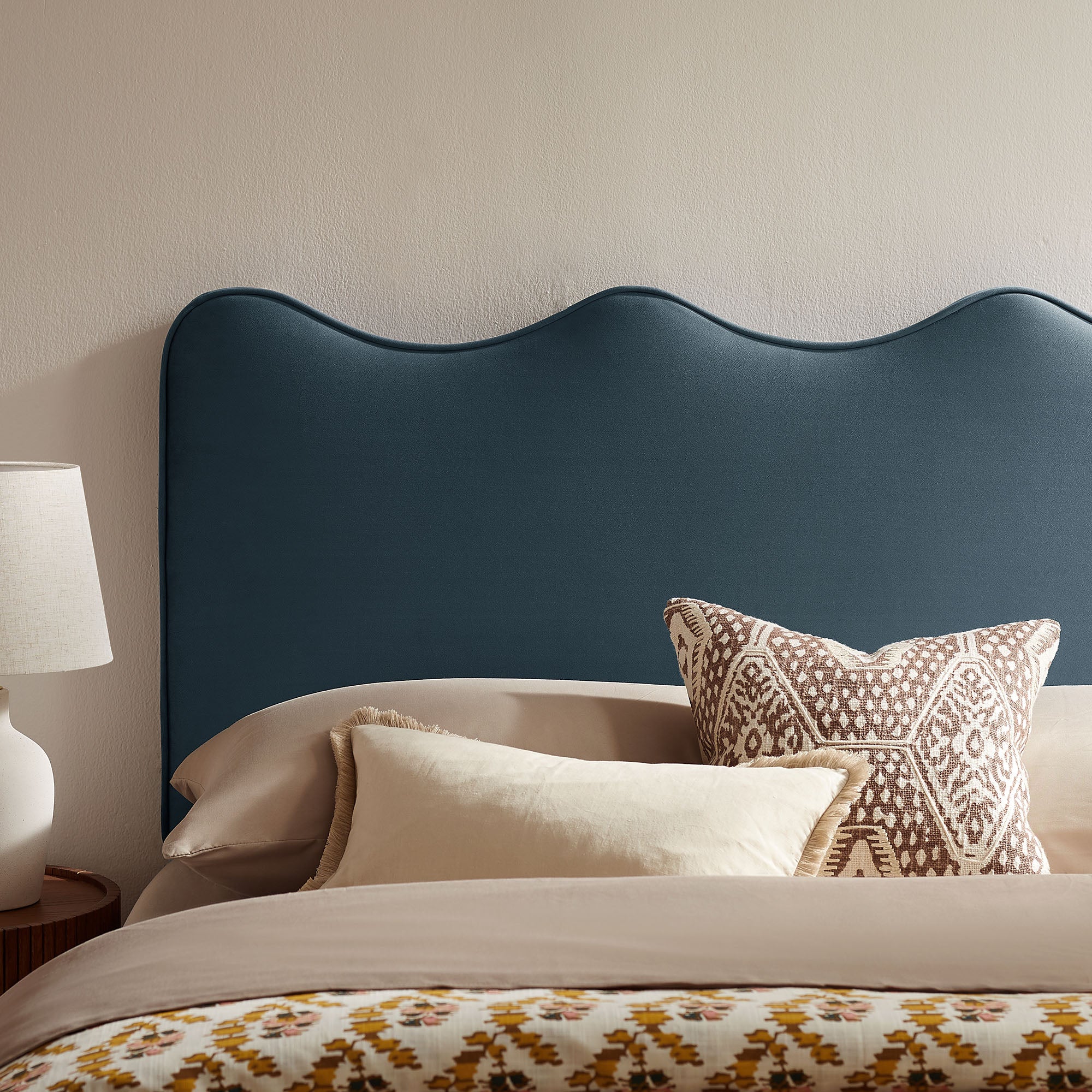 Athena Stain-Resistant Performance Velvet King Size Headboard