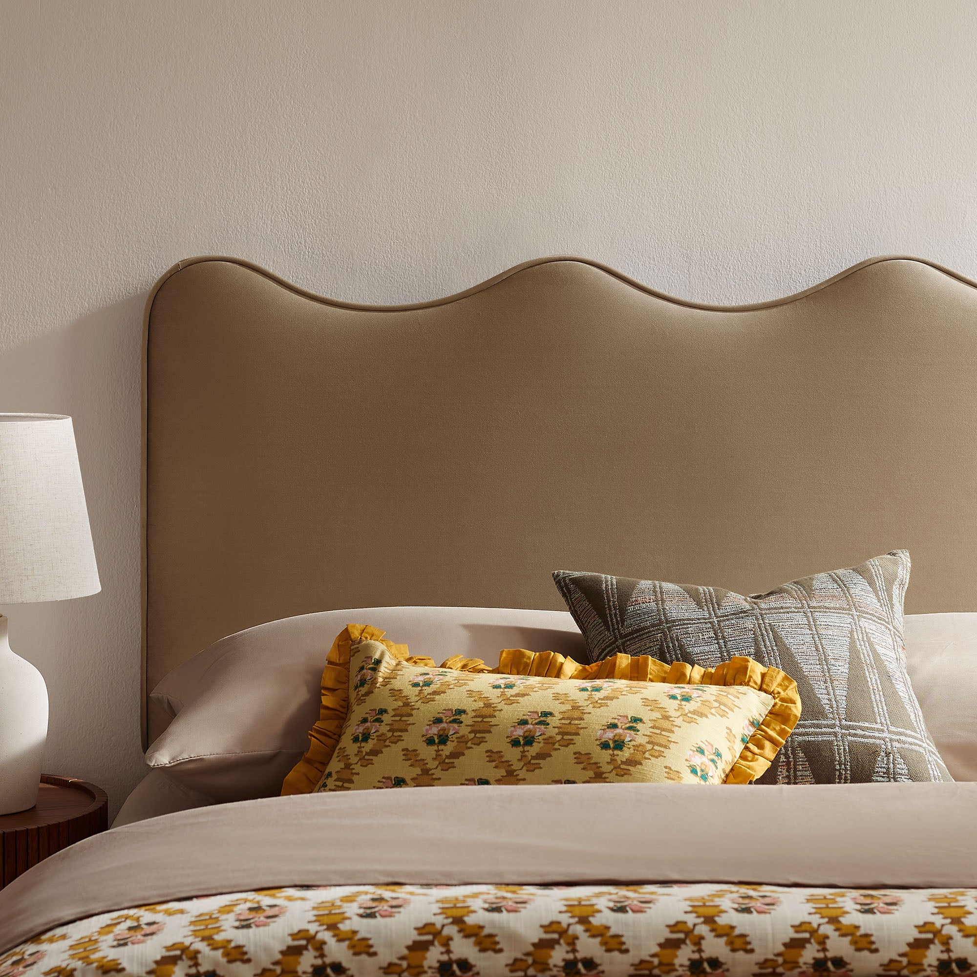 Athena Stain-Resistant Performance Velvet King Size Headboard