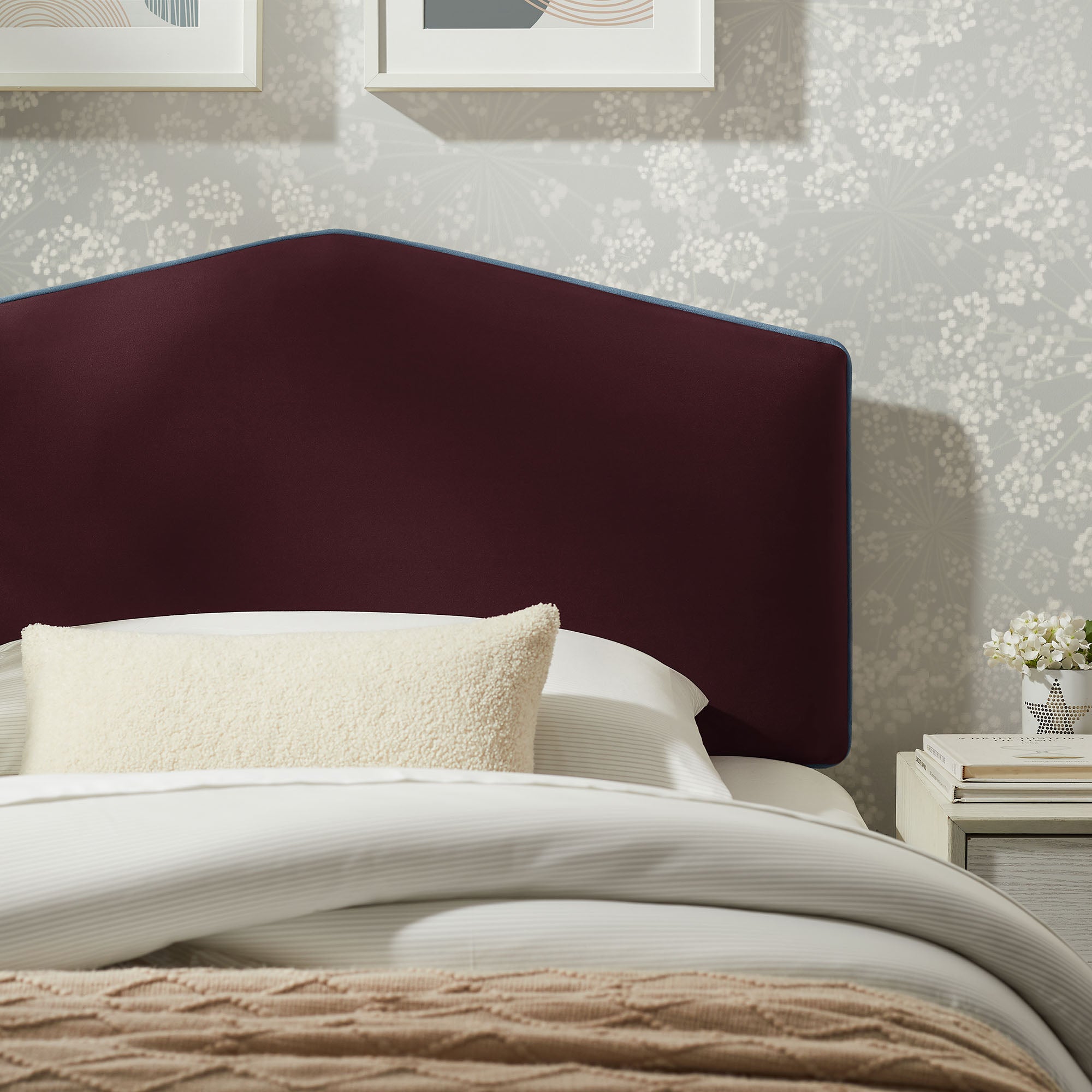 Cosette Performance Velvet Twin Size Headboard