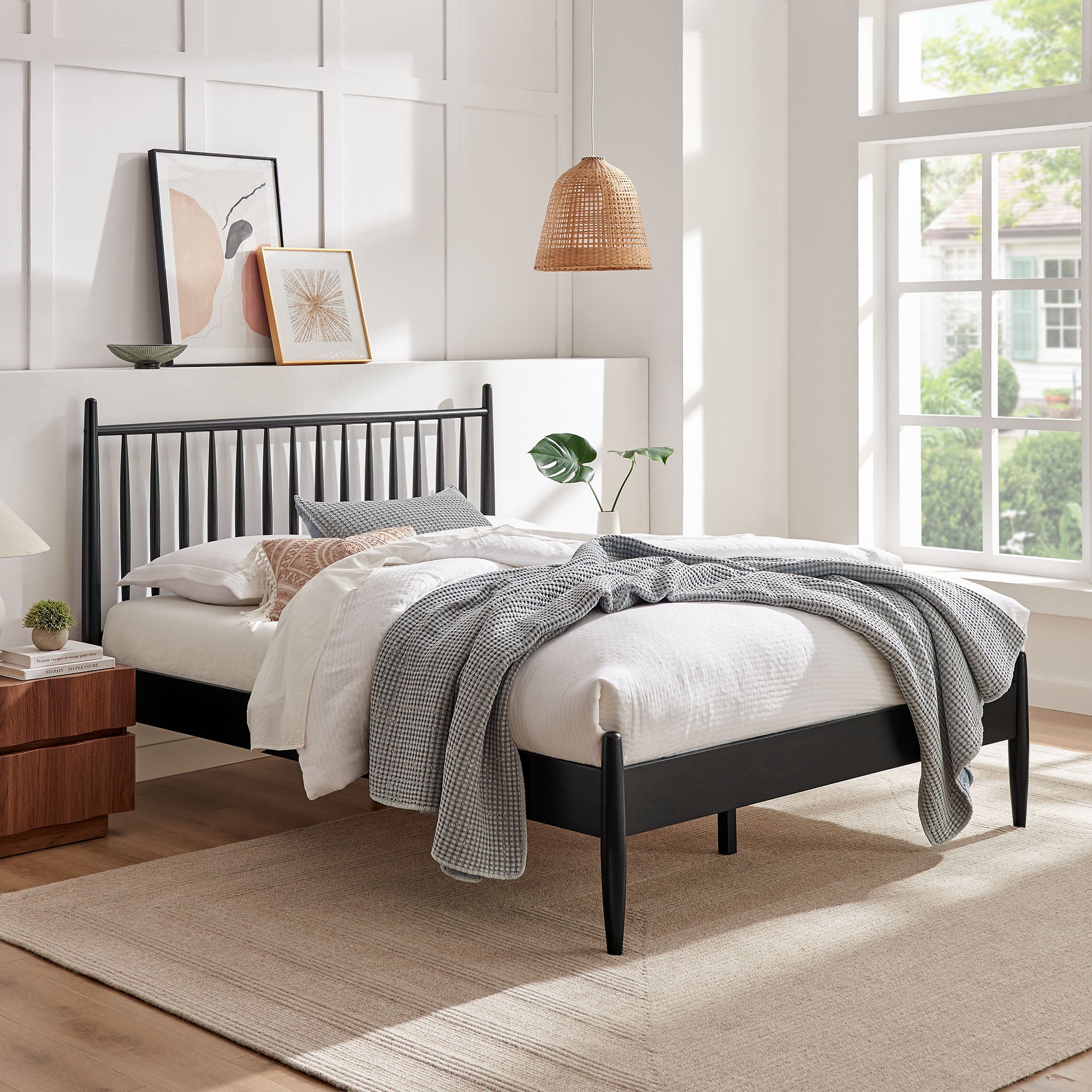 Zane Full Size Spindle Bed Frame