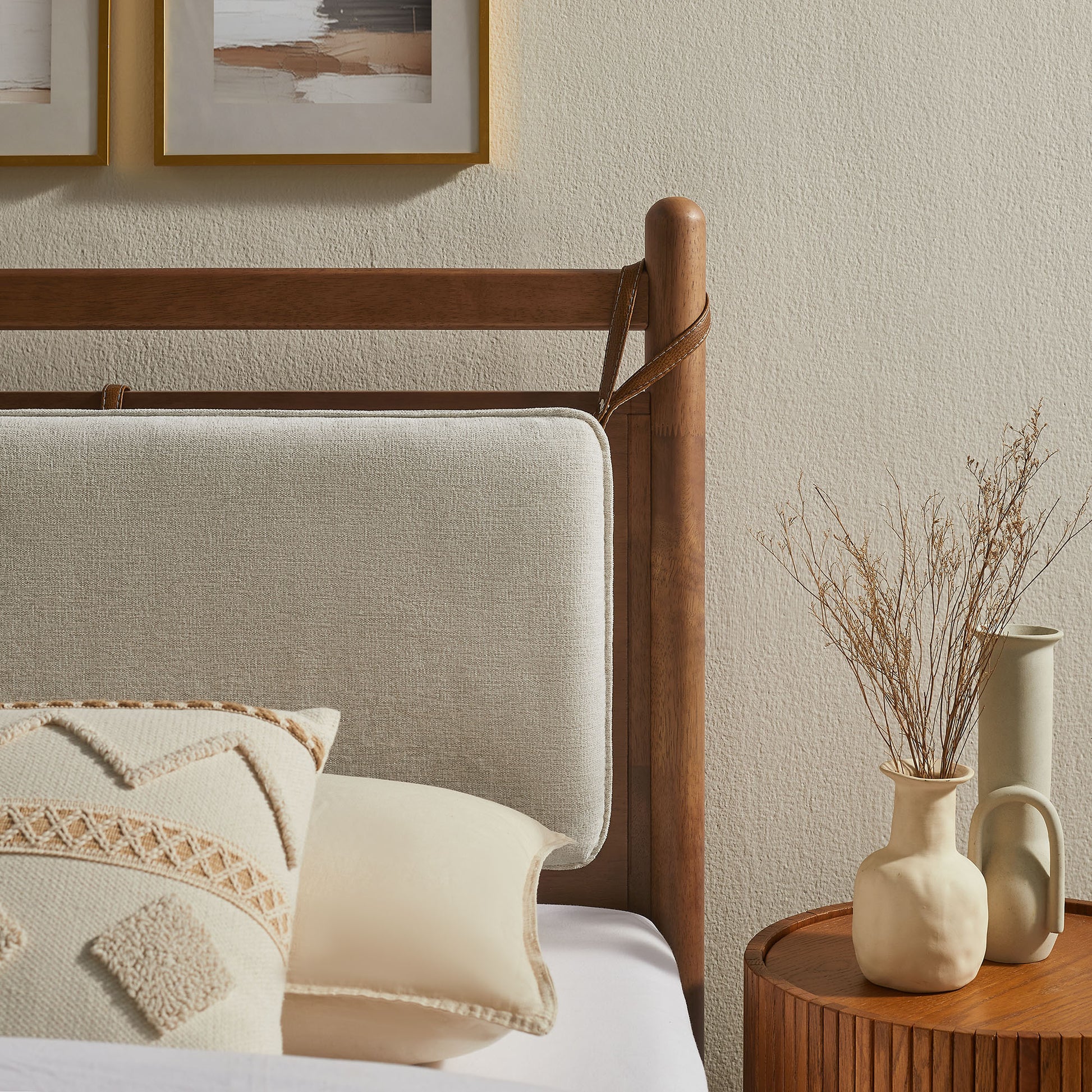 Leni Twin Size Wood Platform Bed Frame