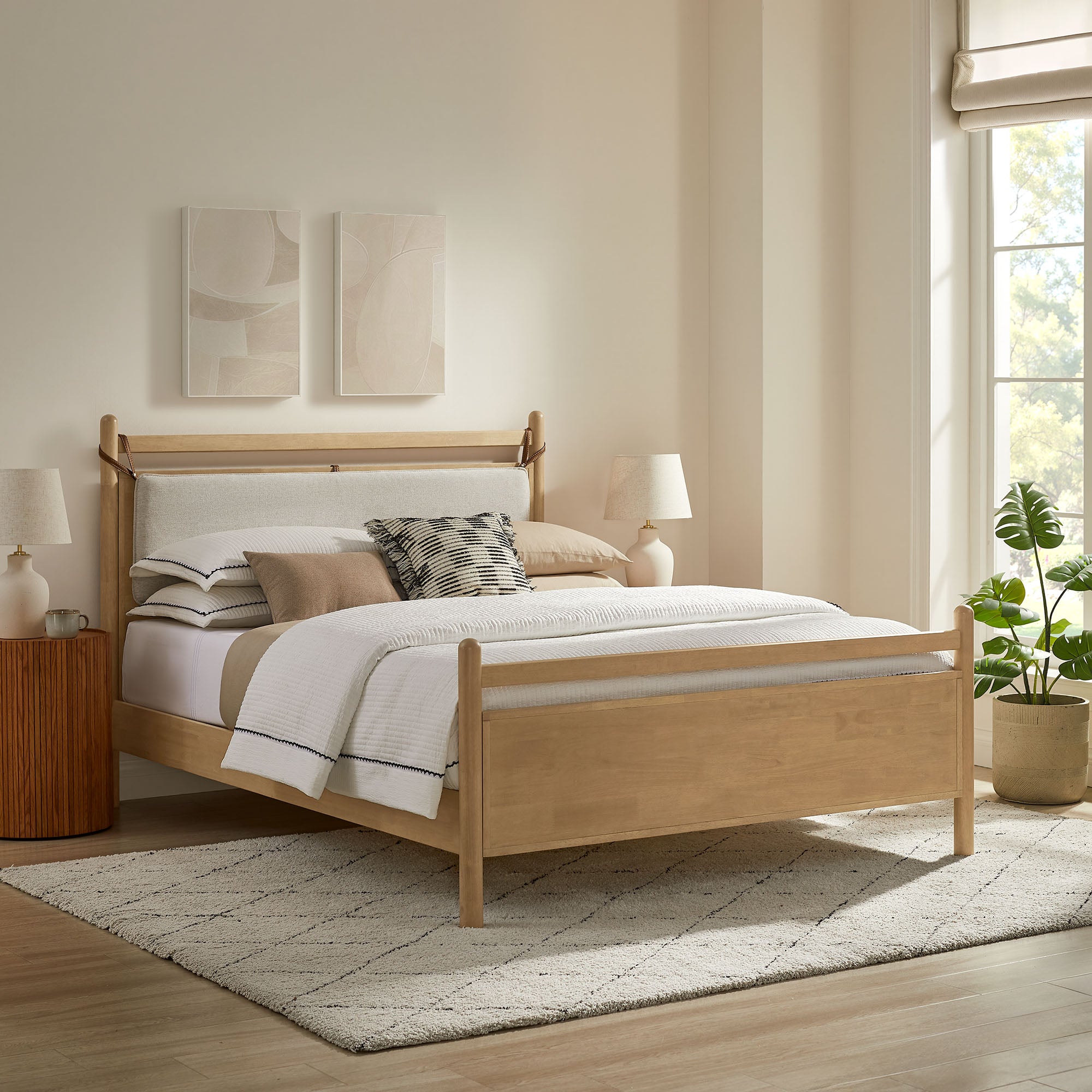 Leni Full Size Wood Platform Bed Frame