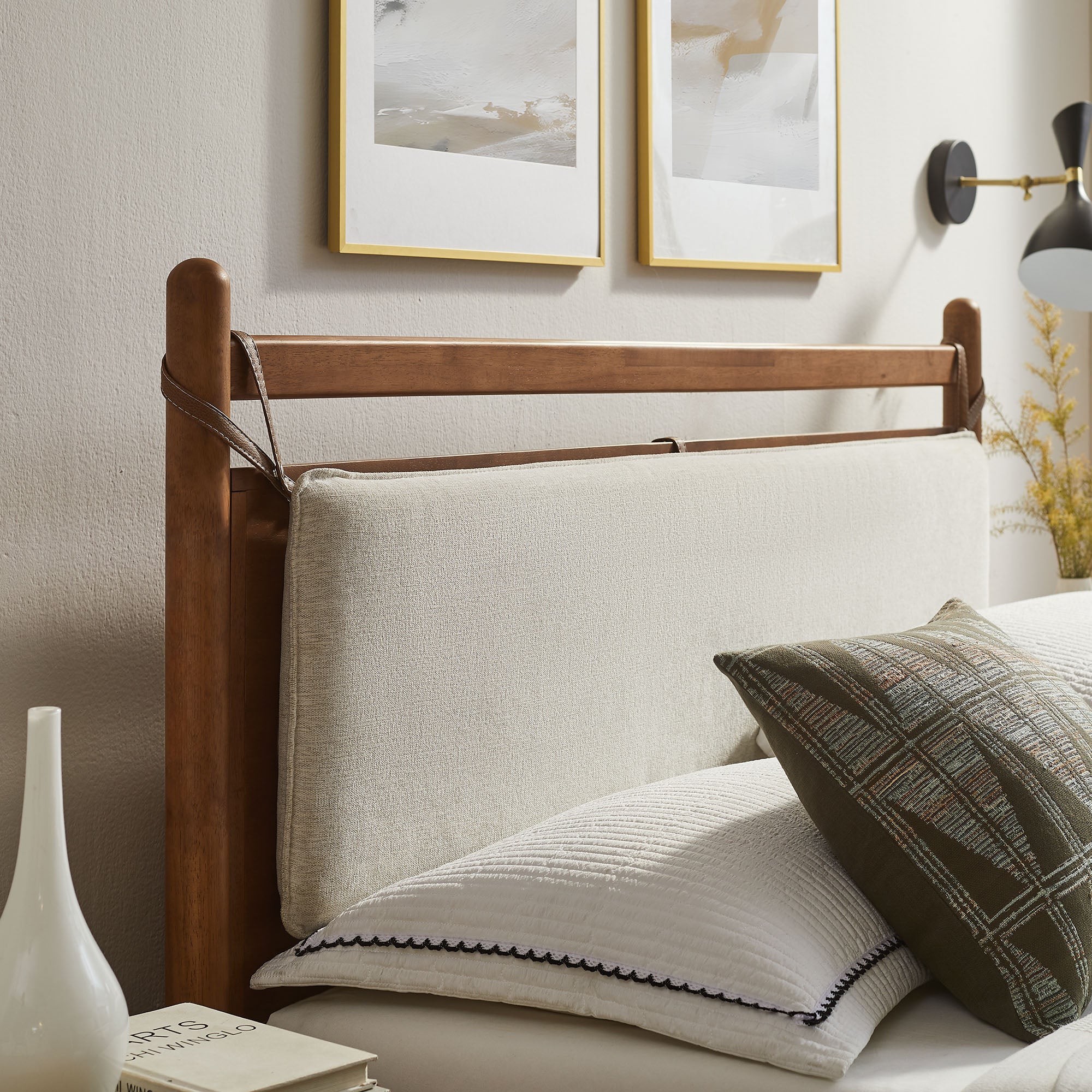 Leni King Size Wood Platform Bed Frame