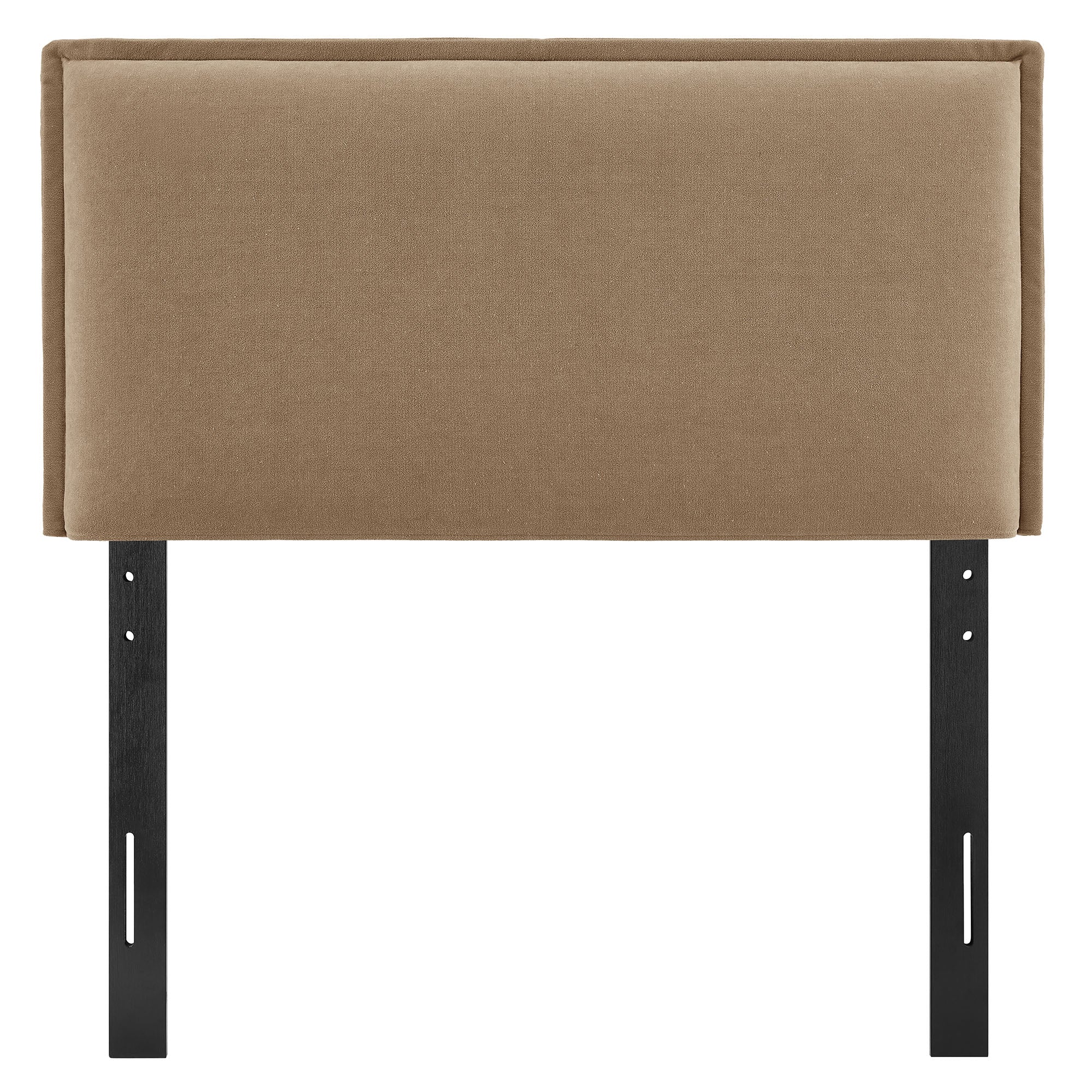 Camille Upholstered Linen Blend Twin Size Headboard - Linen
