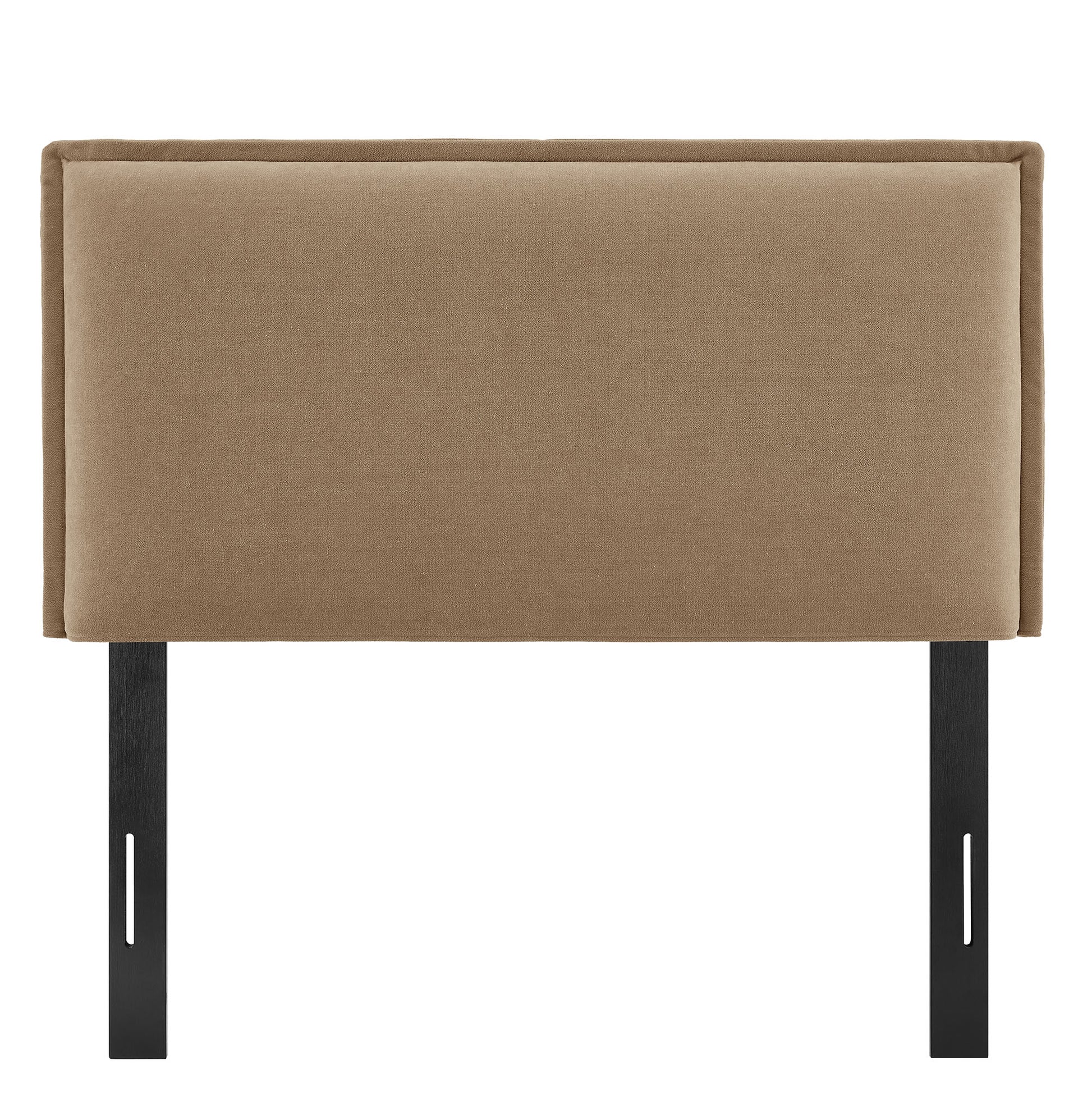 Camille Upholstered Linen Blend Twin Size Headboard - Sage