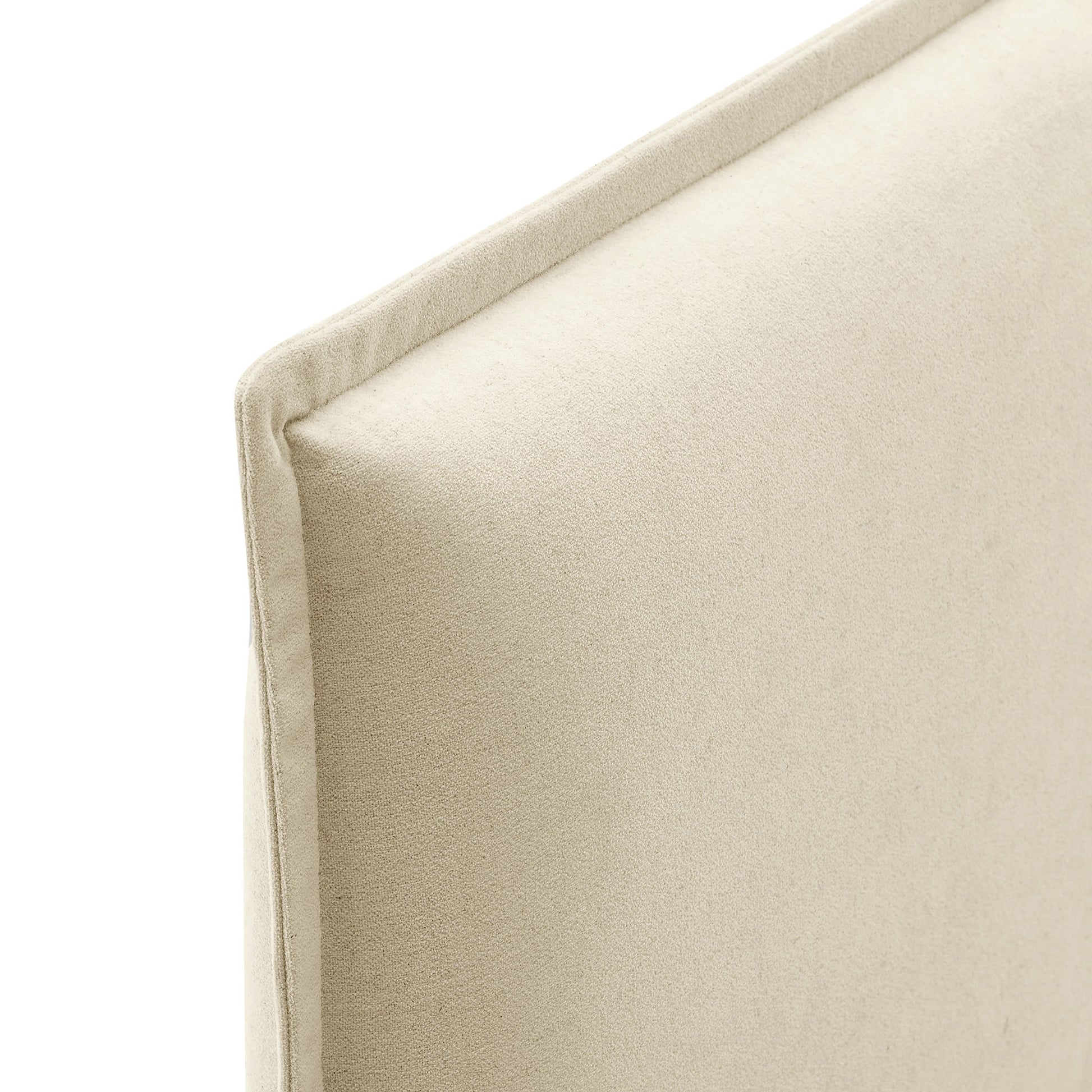 Camille Upholstered Linen Blend Twin Size Headboard