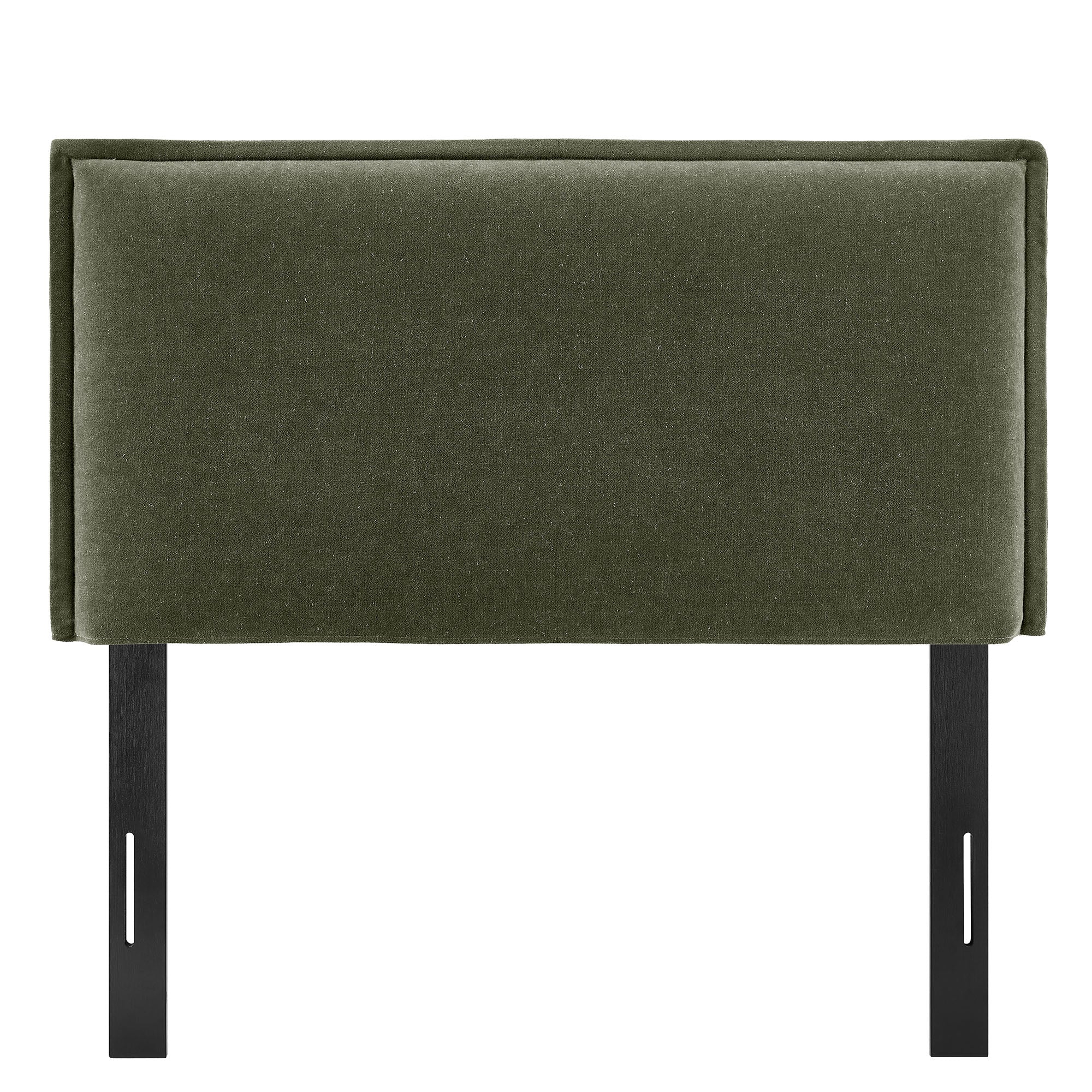 Camille Upholstered Linen Blend Twin Size Headboard