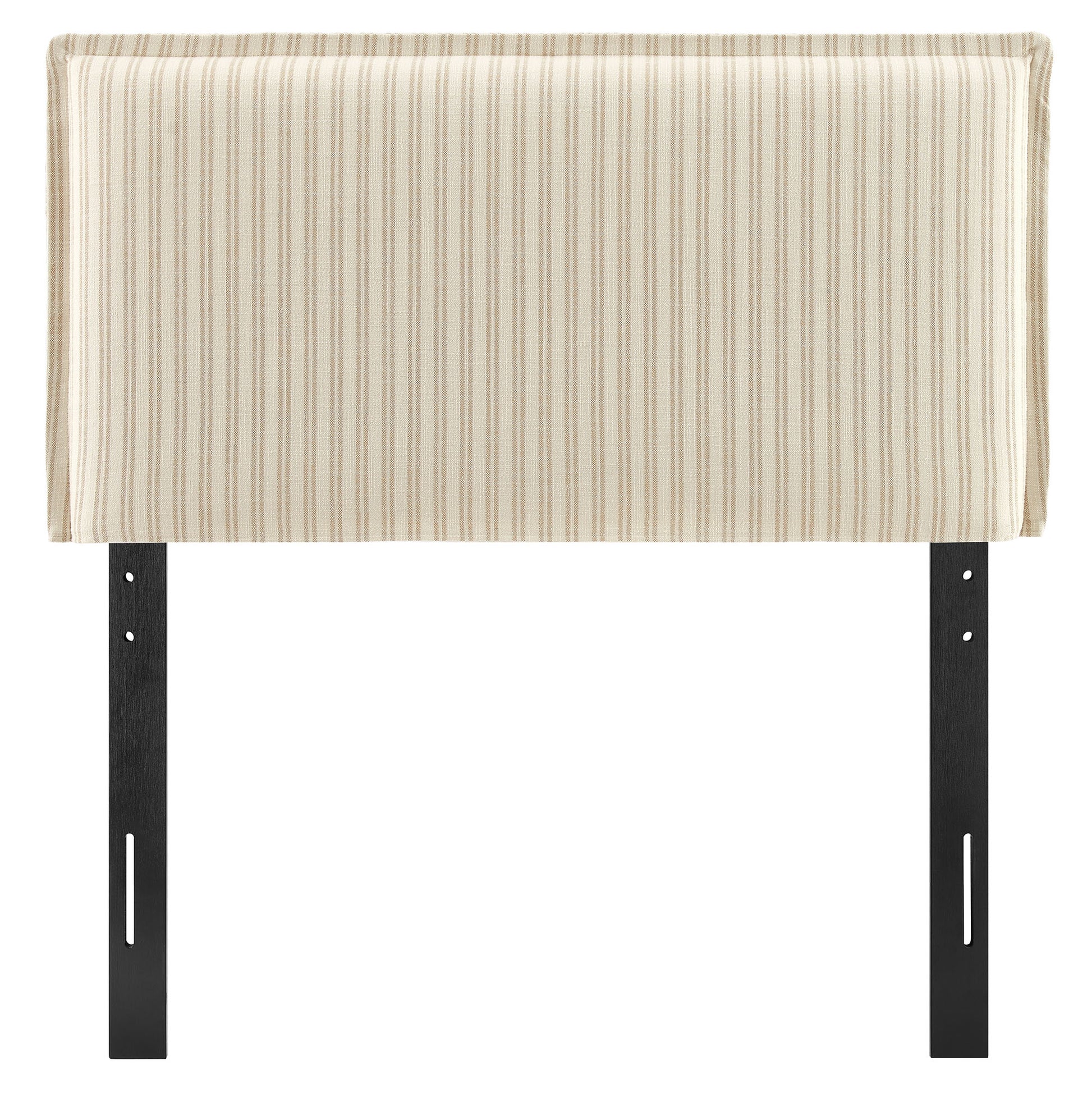 Camille Striped Linen Blend Twin Size Headboard