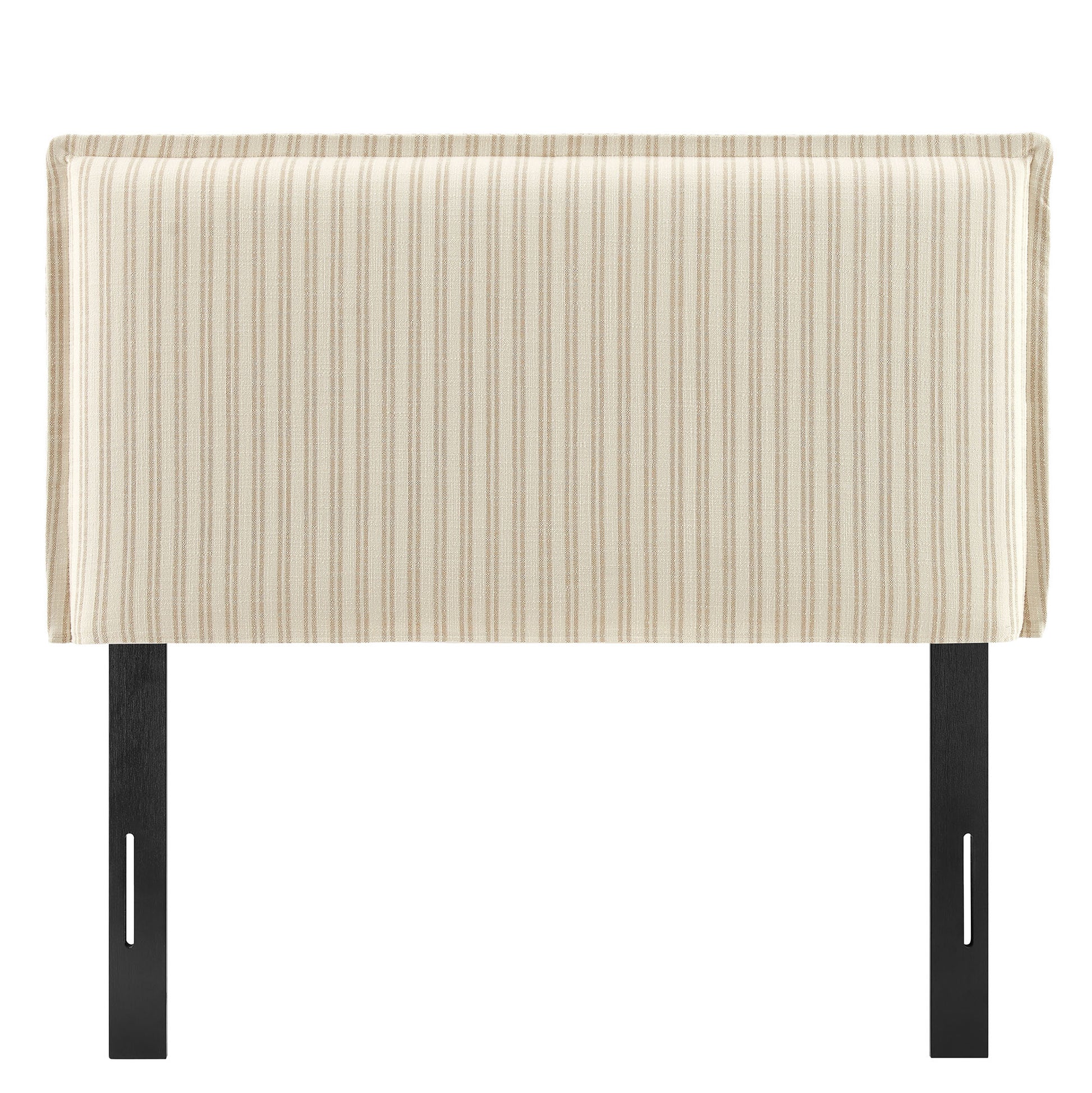 Camille Striped Linen Blend Twin Size Headboard