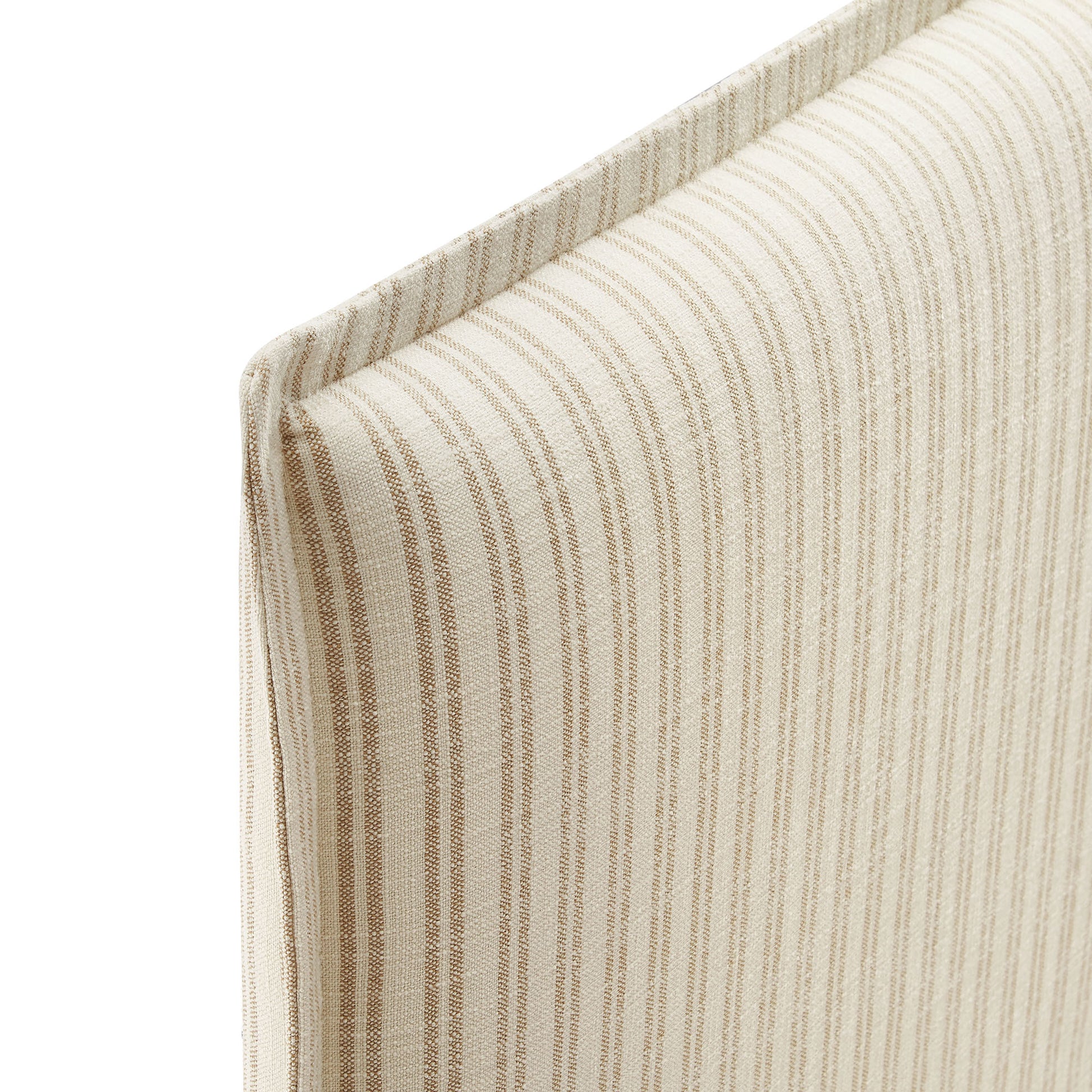 Camille Striped Linen Blend Twin Size Headboard
