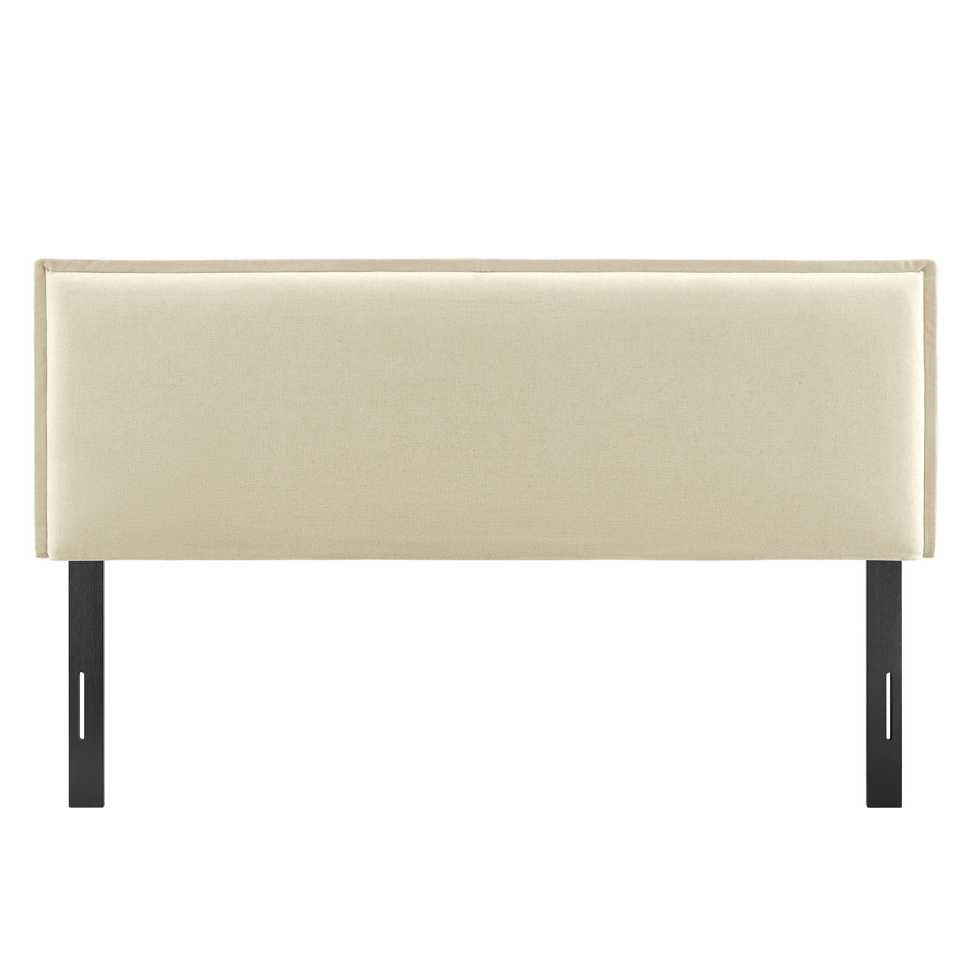 Camille Upholstered Linen Blend Full Size Headboard