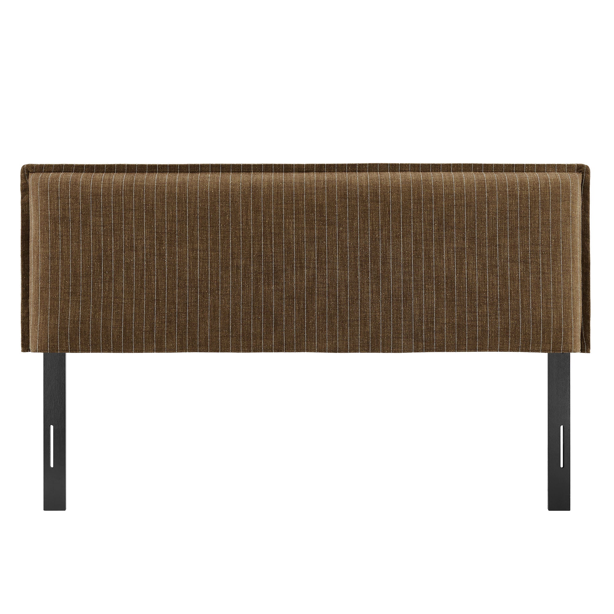 Camille Striped Linen Blend Full Size Headboard