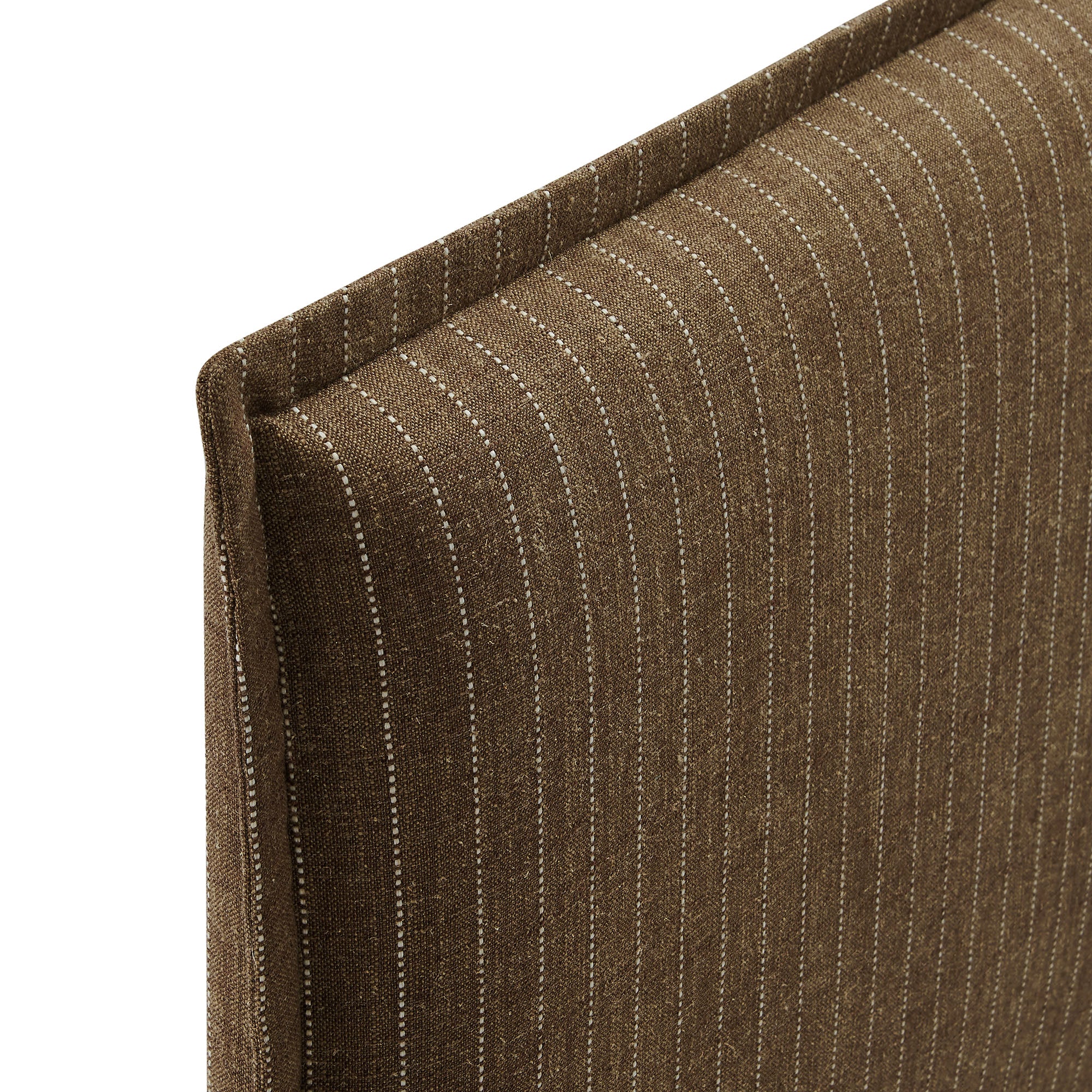 Camille Striped Linen Blend Full Size Headboard