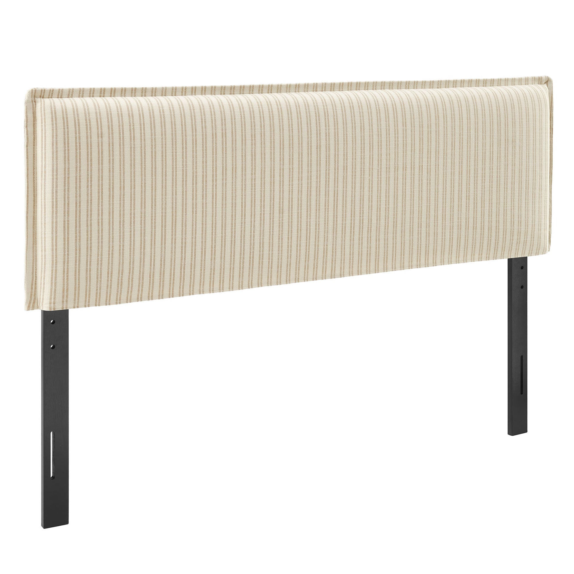 Camille Striped Linen Blend Full Size Headboard