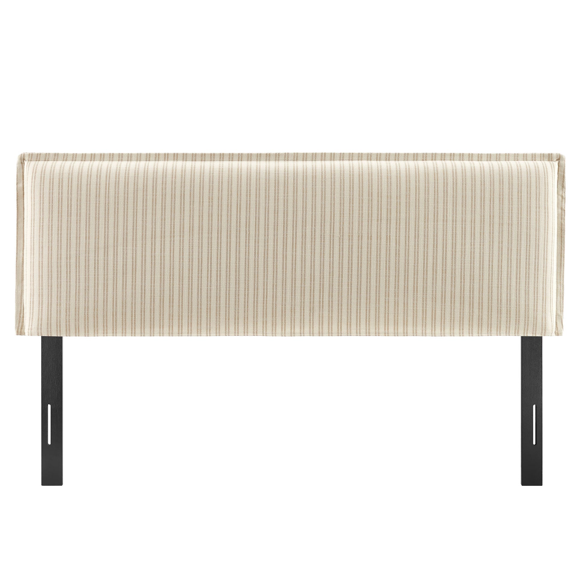 Camille Striped Linen Blend Full Size Headboard