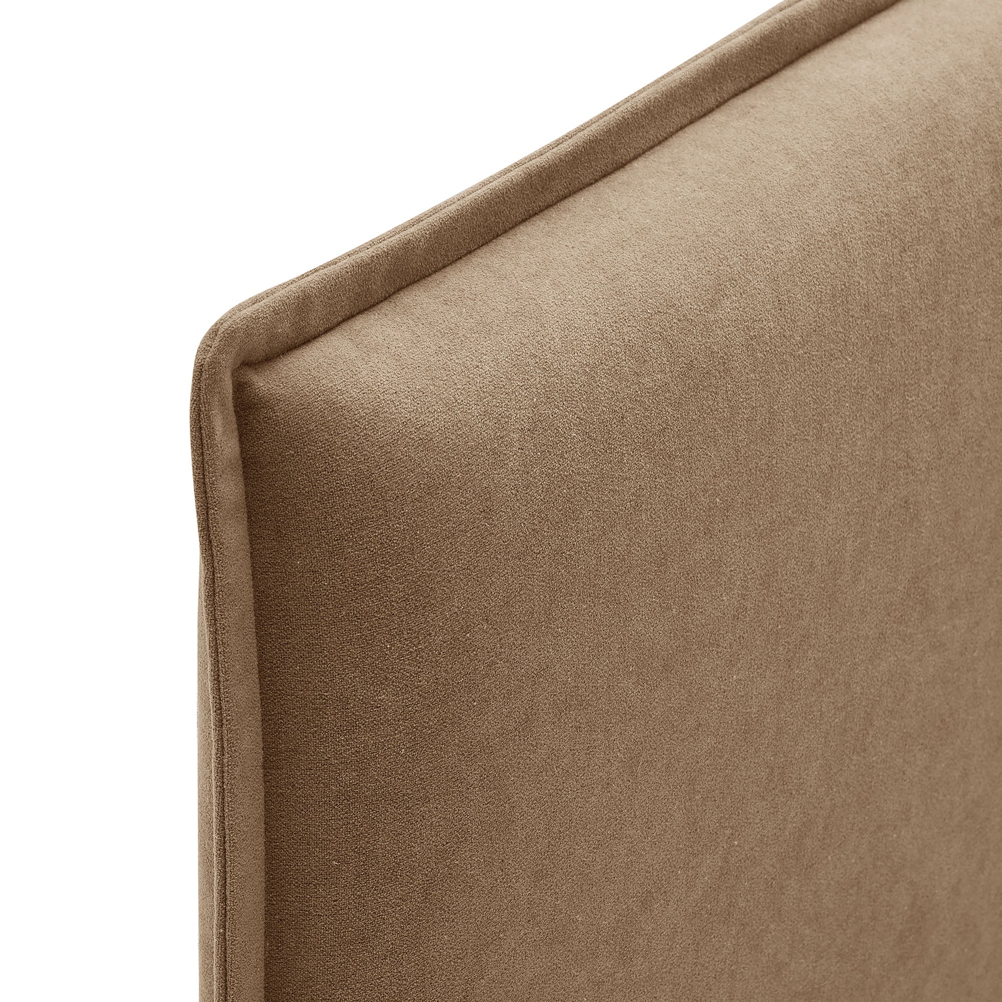 Camille Upholstered Linen Blend King Size Headboard