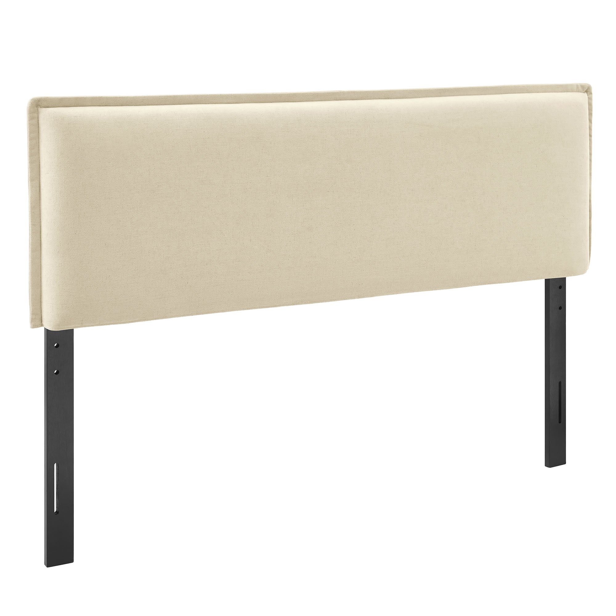 Camille Upholstered Linen Blend King Size Headboard