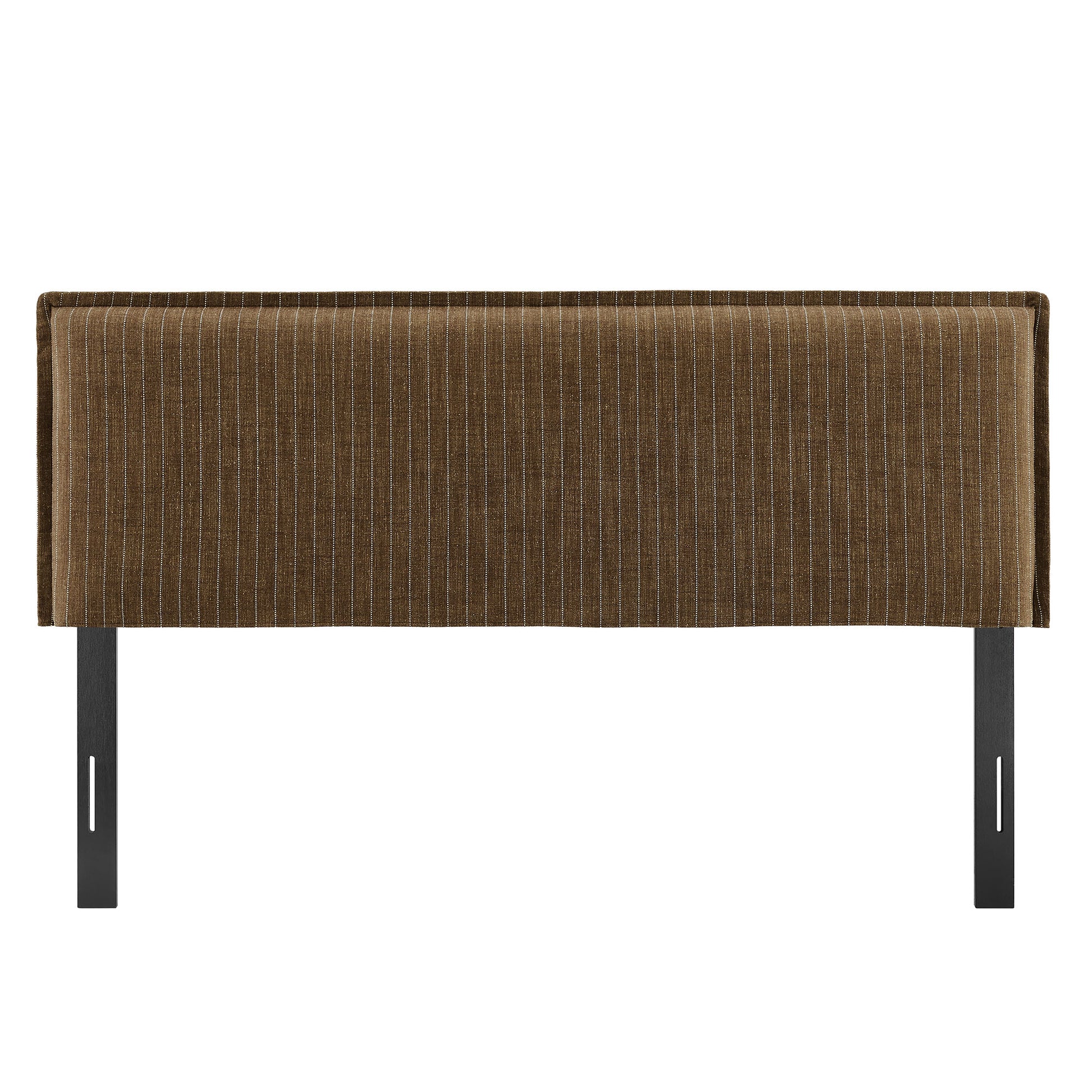 Camille Striped Linen Blend King Size Headboard