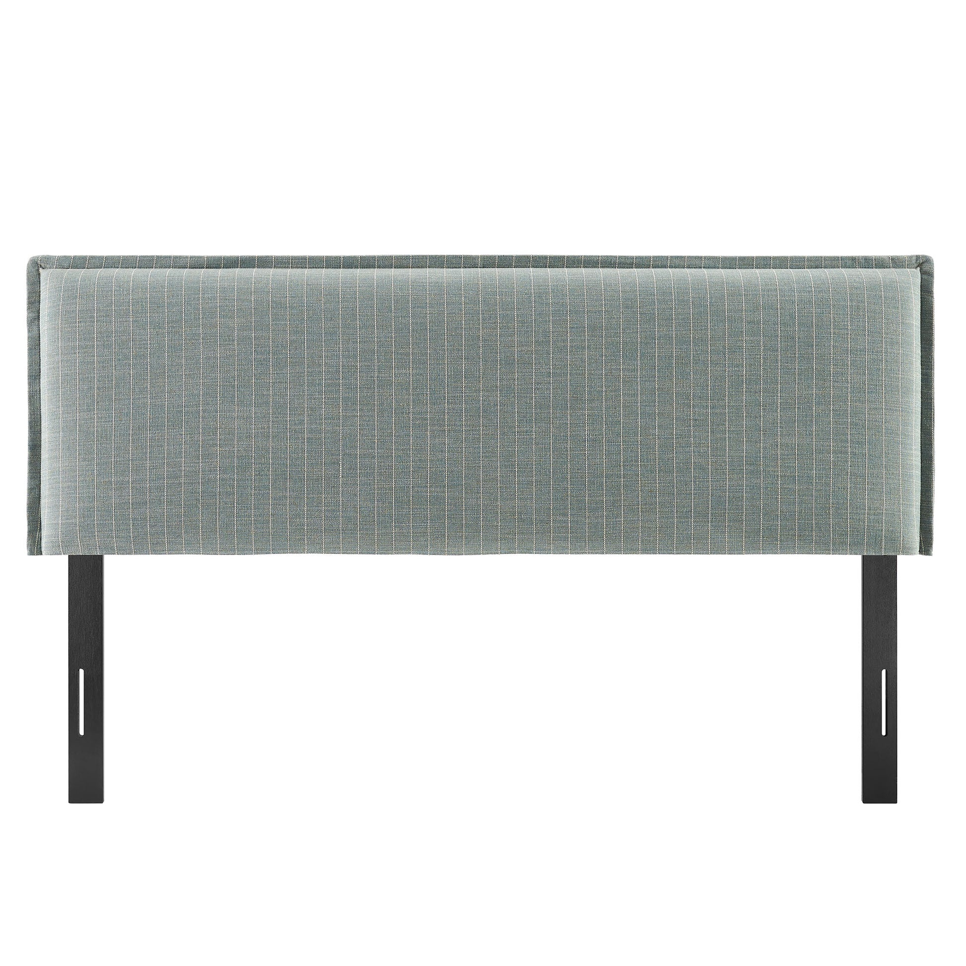 Camille Striped Linen Blend King Size Headboard