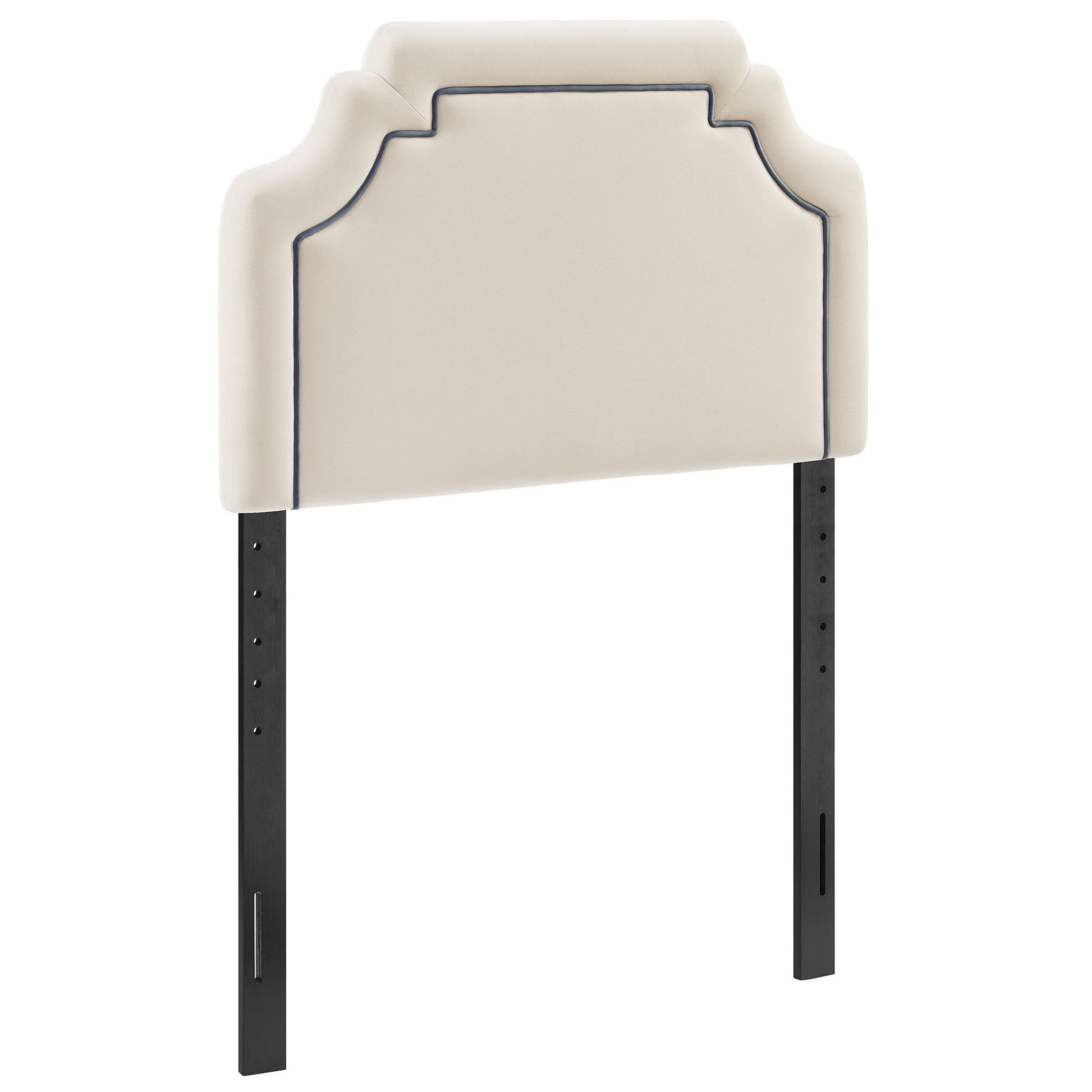 Magnolia Stain-Resistant Performance Velvet Headboard - Alabaster Cadet Blue
