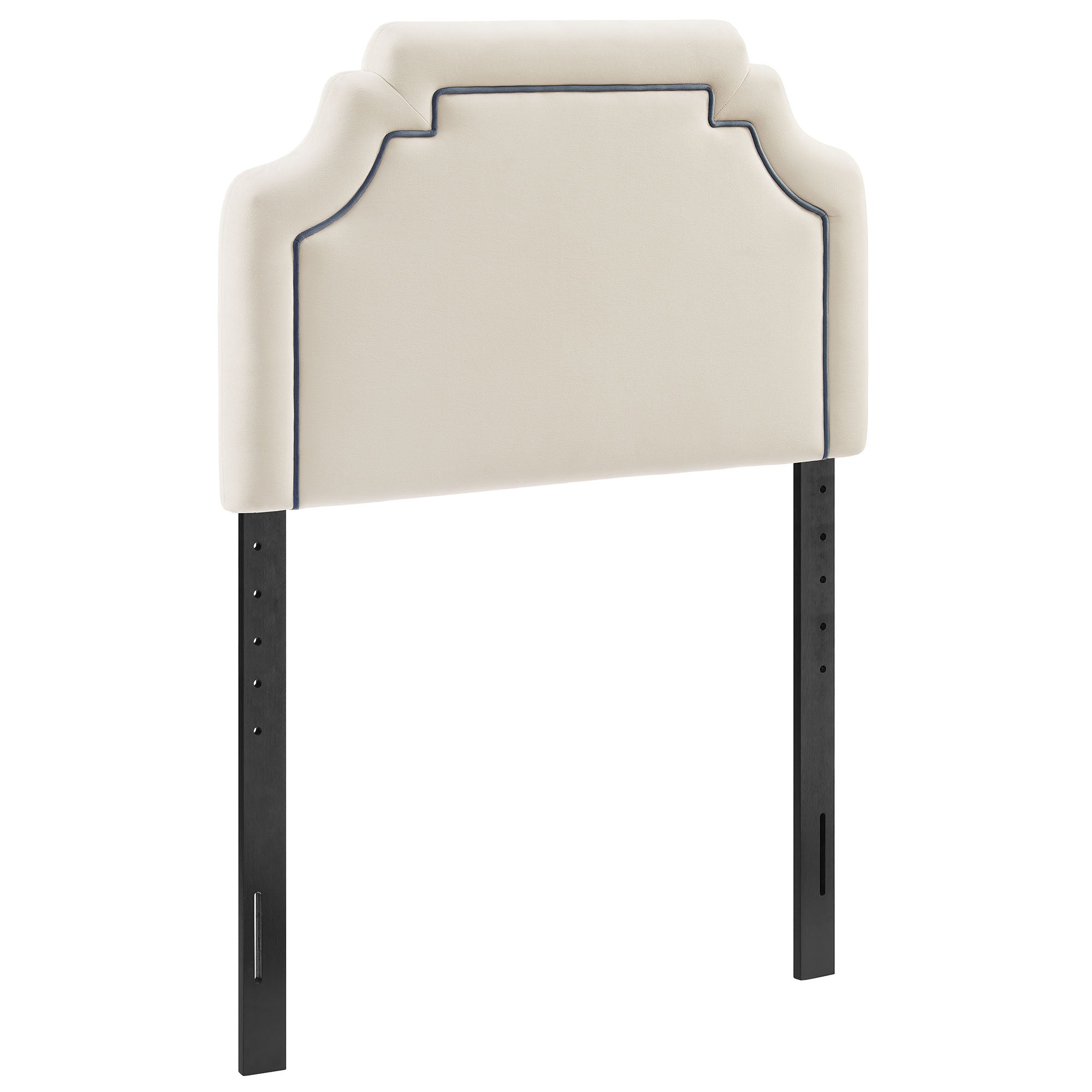 Magnolia Stain-Resistant Performance Velvet Headboard - Alabaster Cadet Blue
