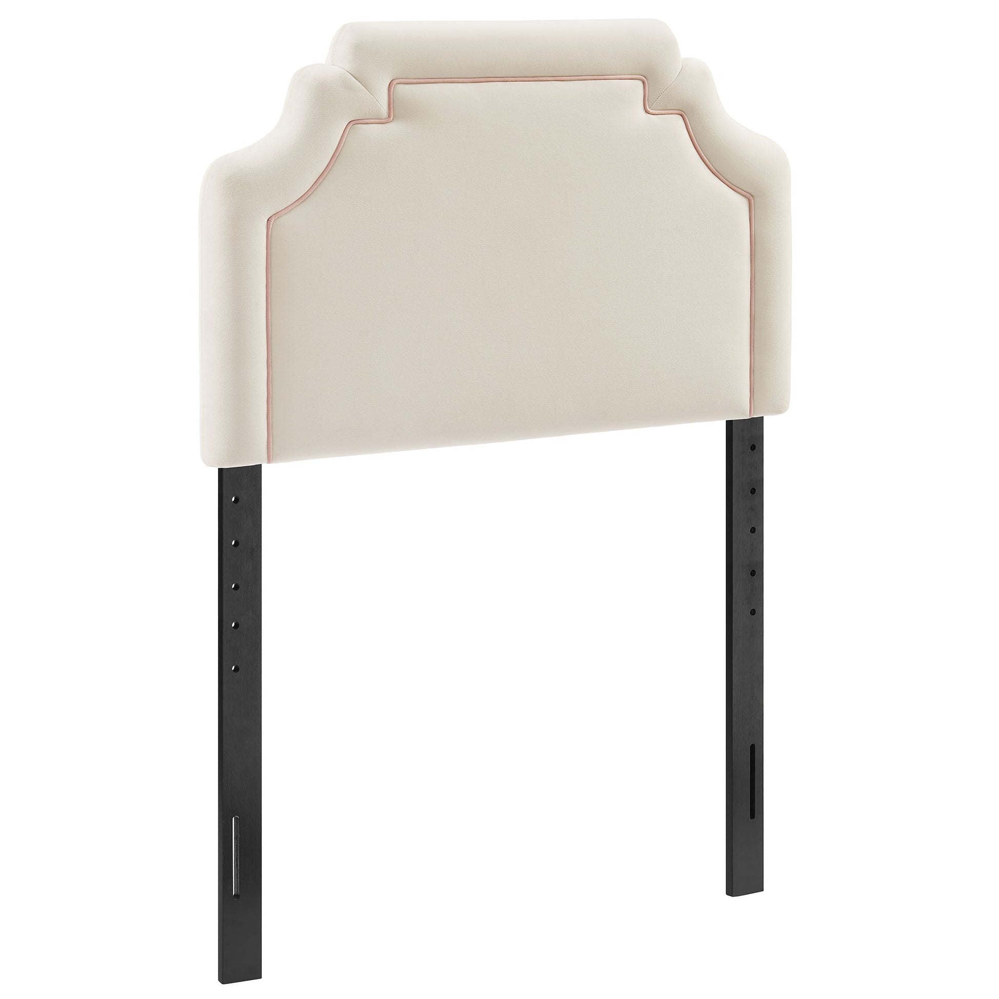 Magnolia Stain-Resistant Performance Velvet Headboard - Alabaster Pink
