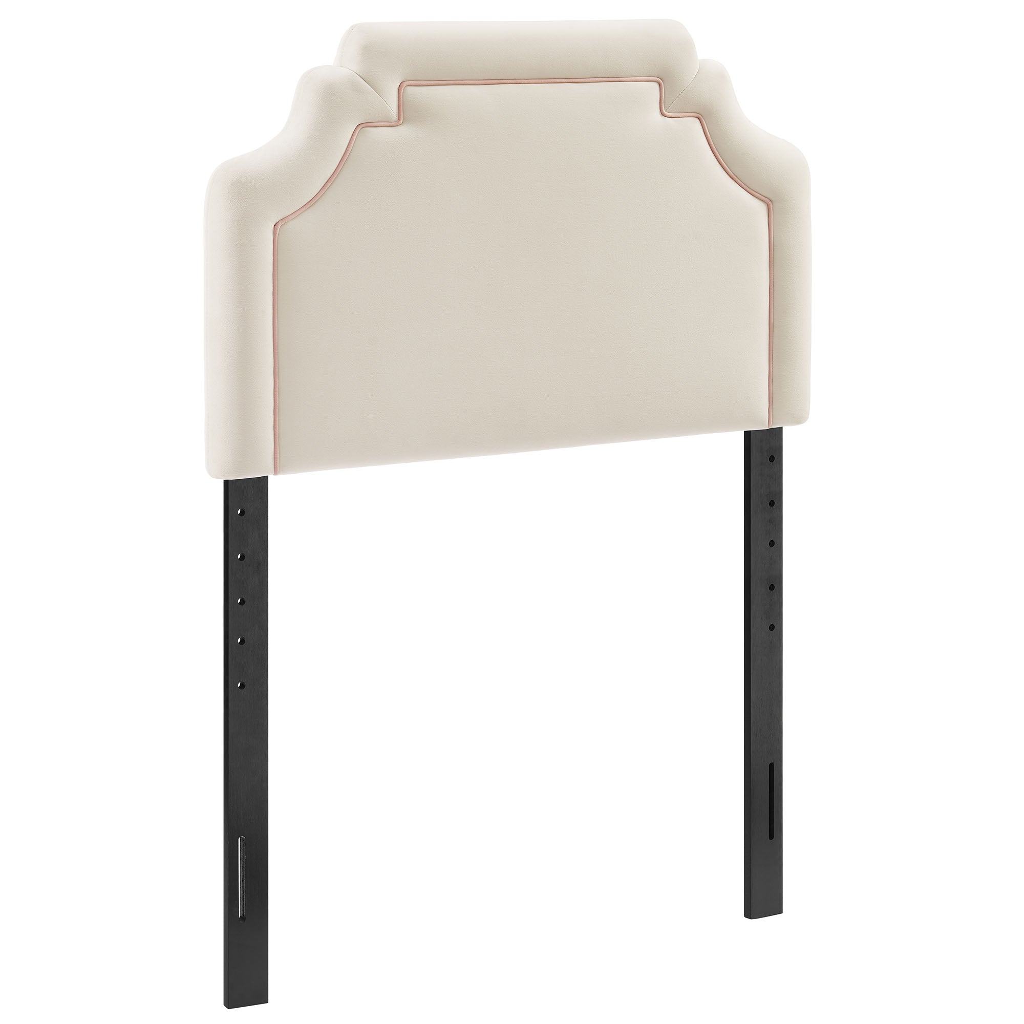Magnolia Stain-Resistant Performance Velvet Headboard - Alabaster Pink