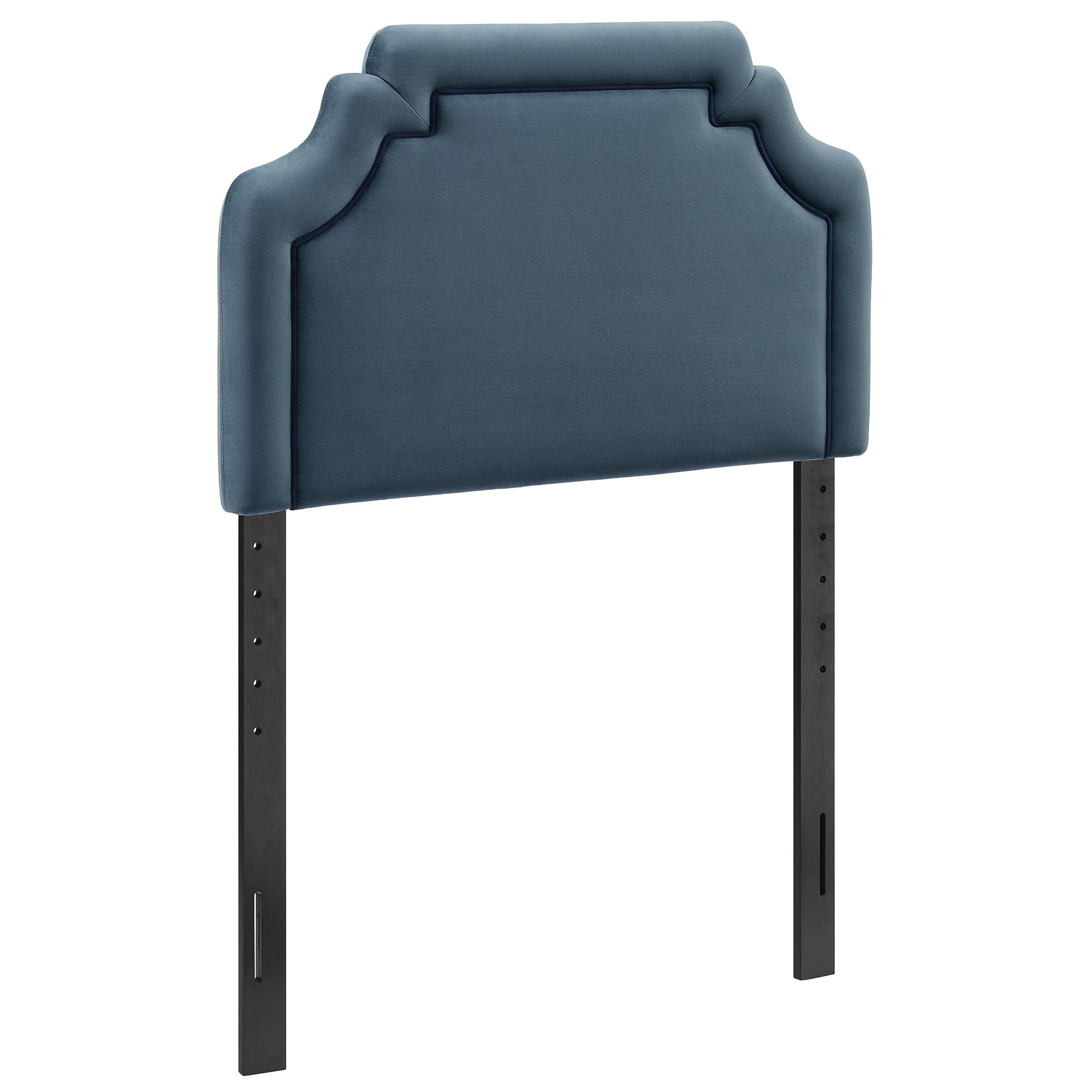 Magnolia Stain-Resistant Performance Velvet Headboard - Cadet Blue Midnight