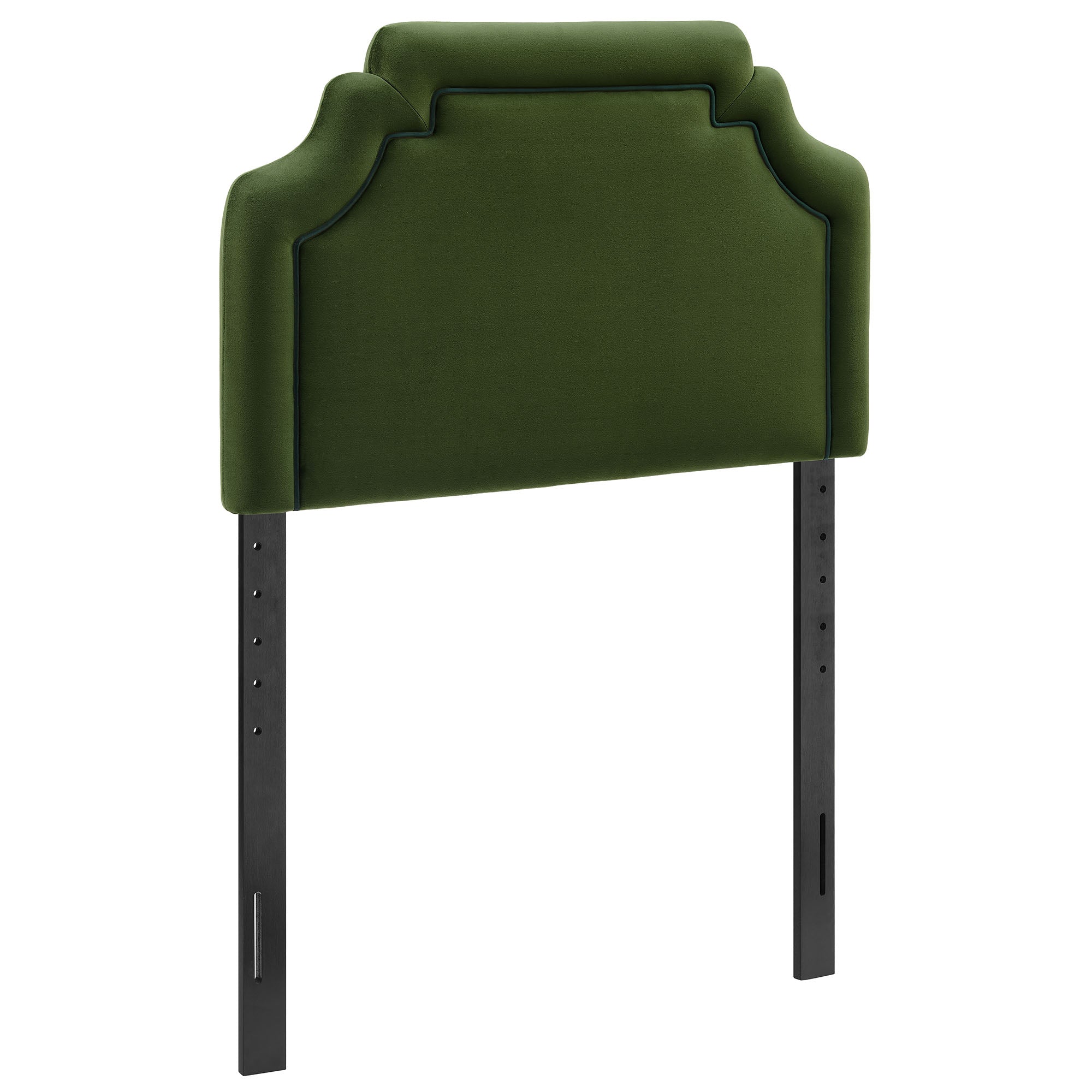 Magnolia Stain-Resistant Performance Velvet Headboard - Moss Green Dark Green