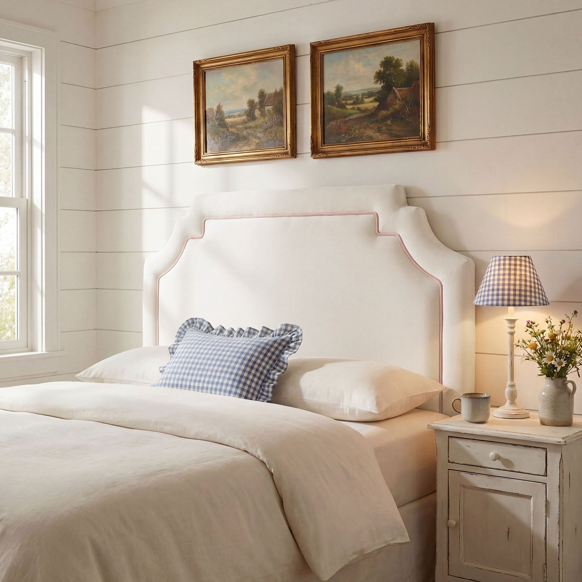 Magnolia Stain-Resistant Performance Velvet Full Size Headboard