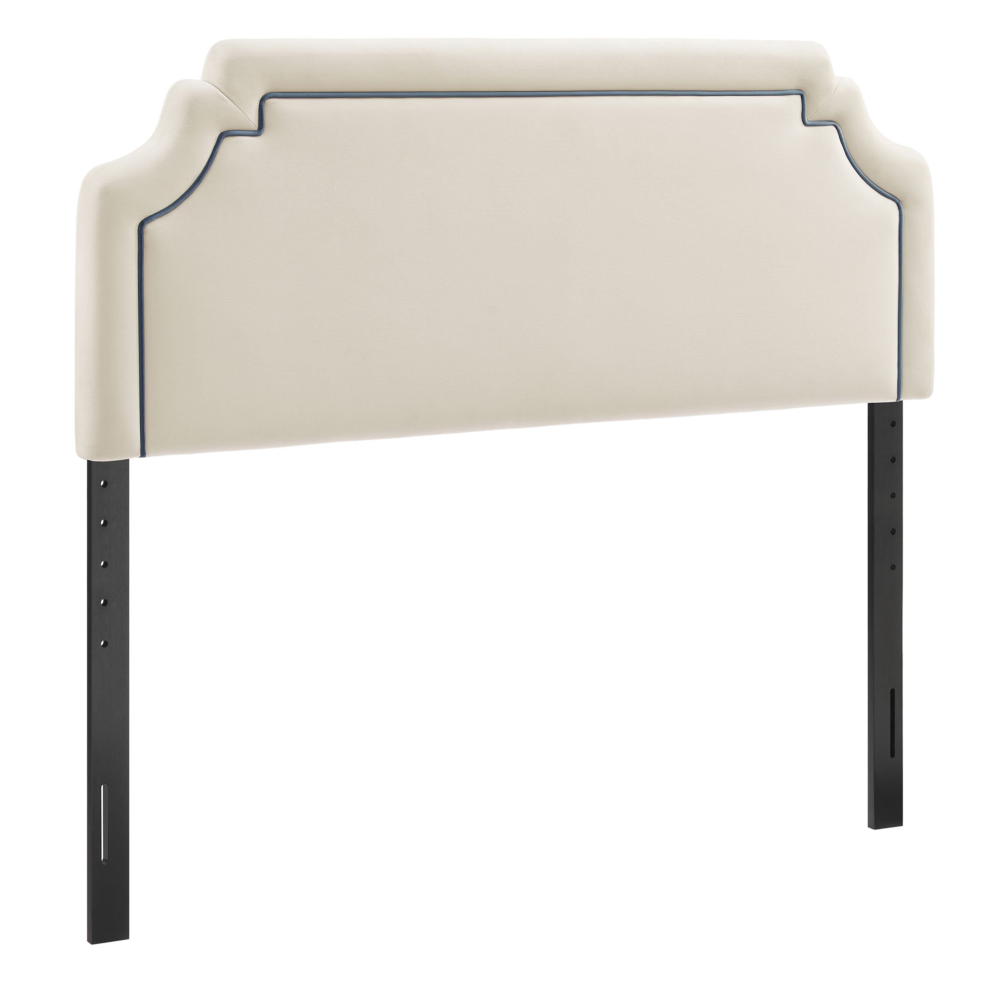Magnolia Stain-Resistant Performance Velvet Headboard - Alabaster Cadet Blue