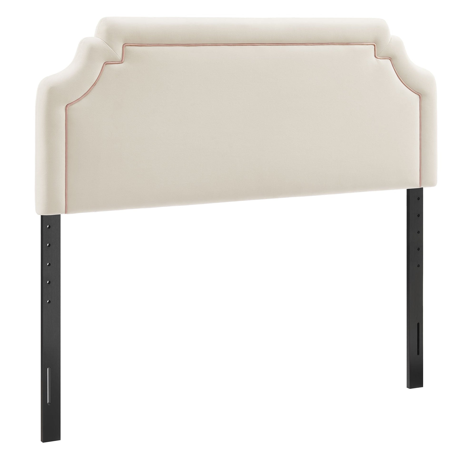 Magnolia Stain-Resistant Performance Velvet Headboard - Alabaster Pink