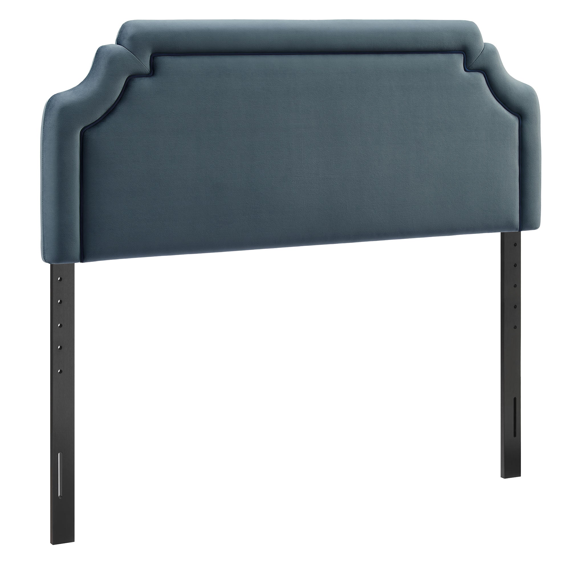 Magnolia Stain-Resistant Performance Velvet Headboard - Cadet Blue Midnight