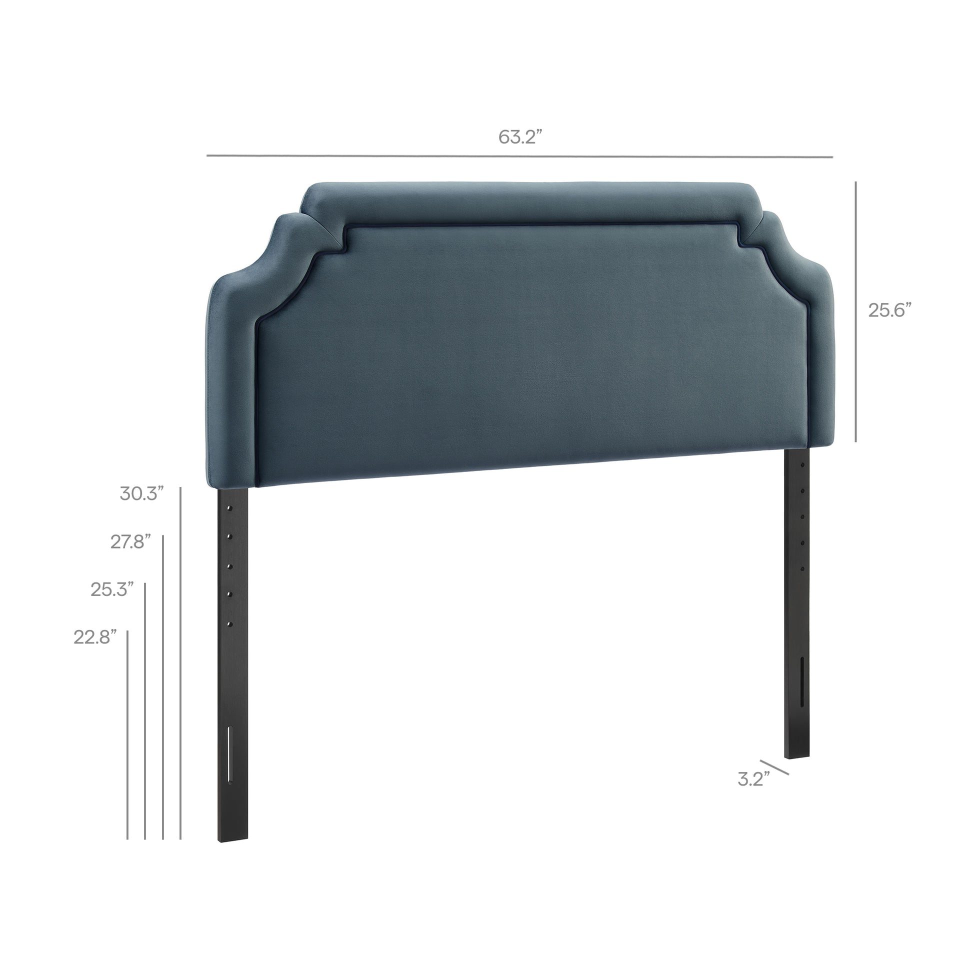Magnolia Stain-Resistant Performance Velvet Headboard