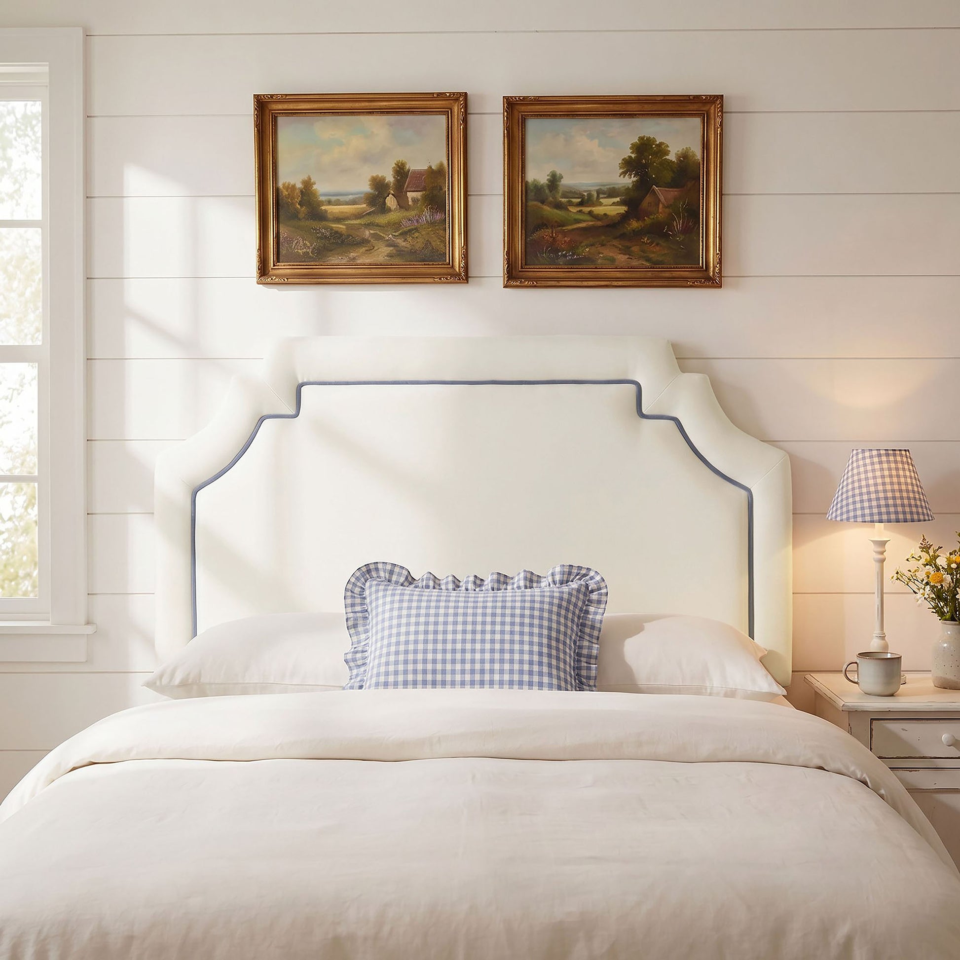 Magnolia Stain-Resistant Performance Velvet King Size Headboard