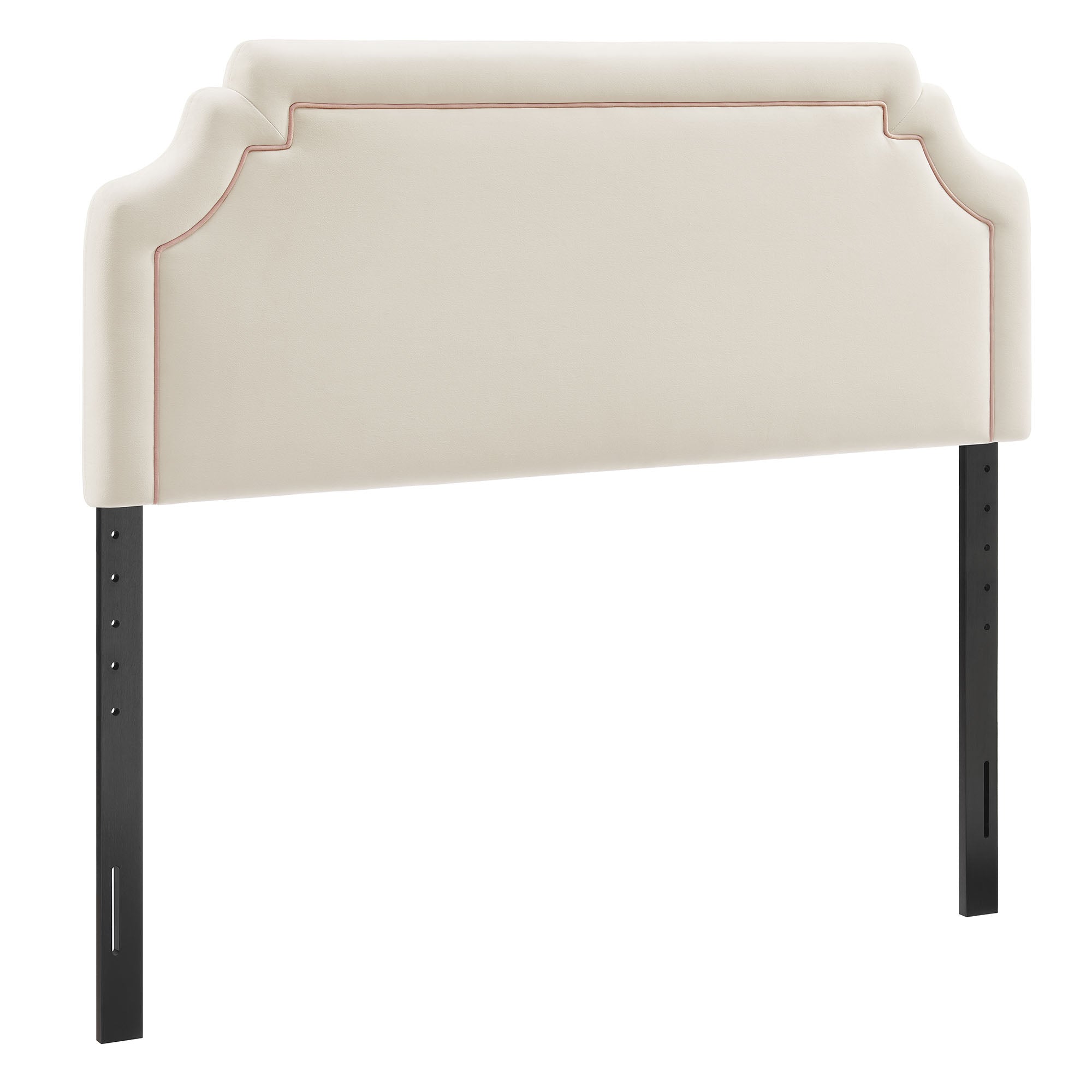 Magnolia Stain-Resistant Performance Velvet Headboard - Alabaster Pink